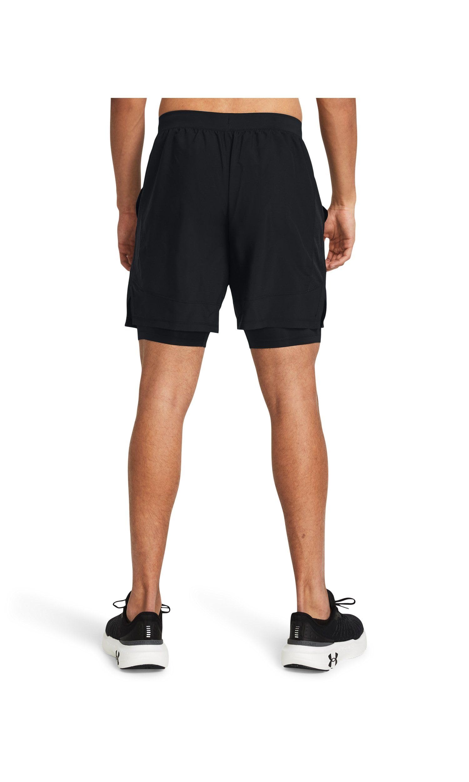 Under Armour Launch 7 inch 2in 1 Black Training Shorts TYC7CAD1C45F23F200