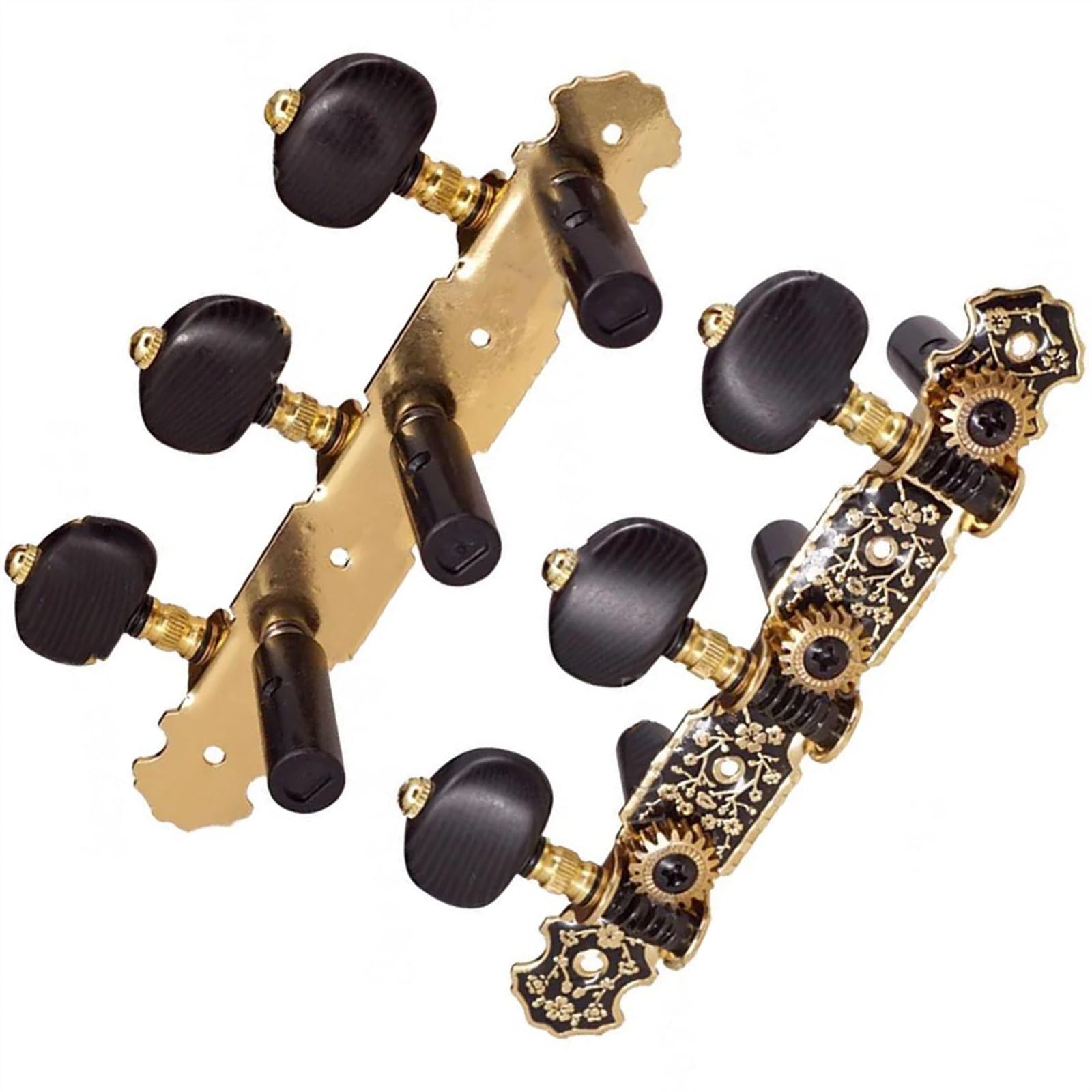Confezione da 6 accordatori per chitarra classica. Chiavi classiche. Perni. Parti metalliche per paletta Piroli Per Accordatura Per Chitarra