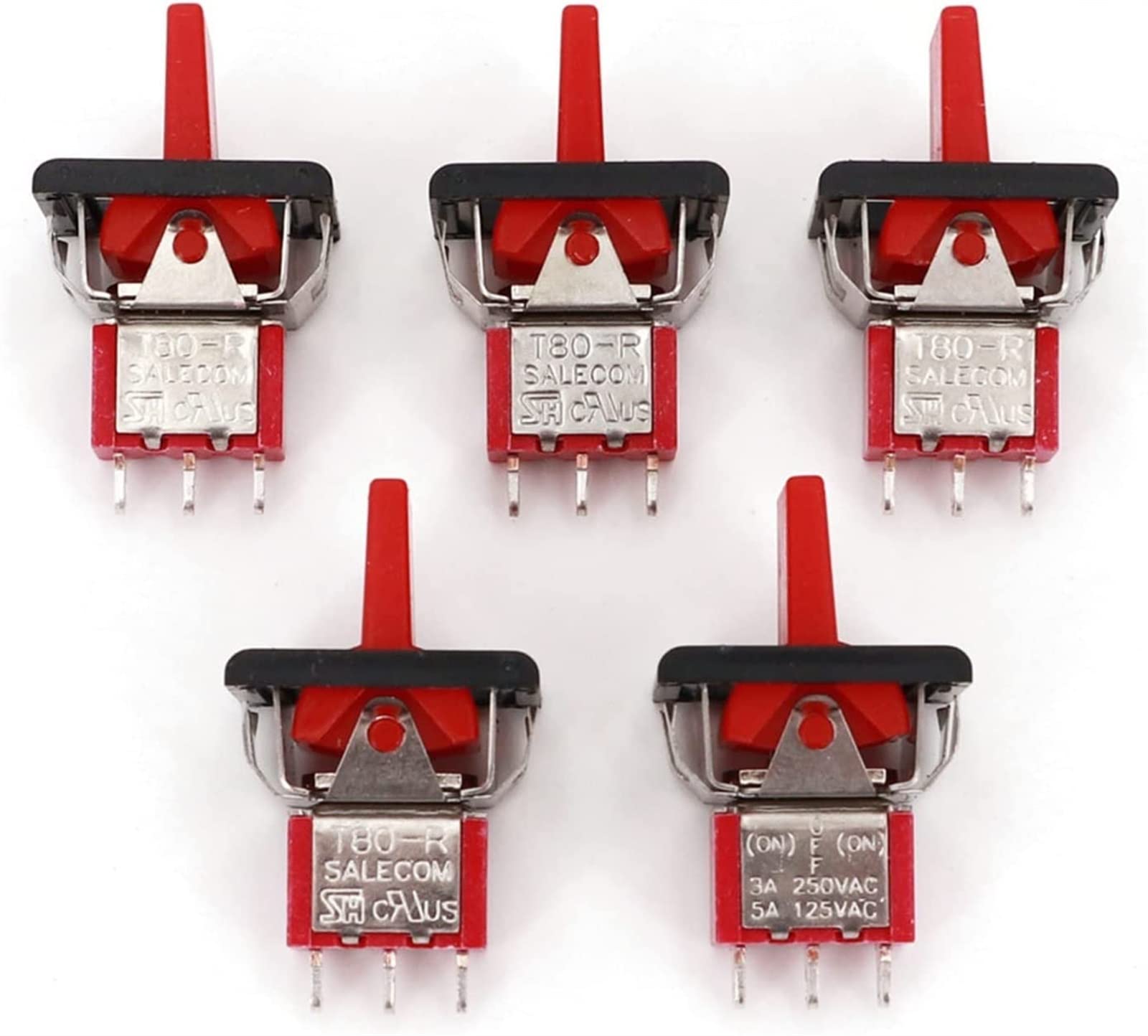 Interrupteur à Bascule inverseur momentané 3 broches R8016A-P14