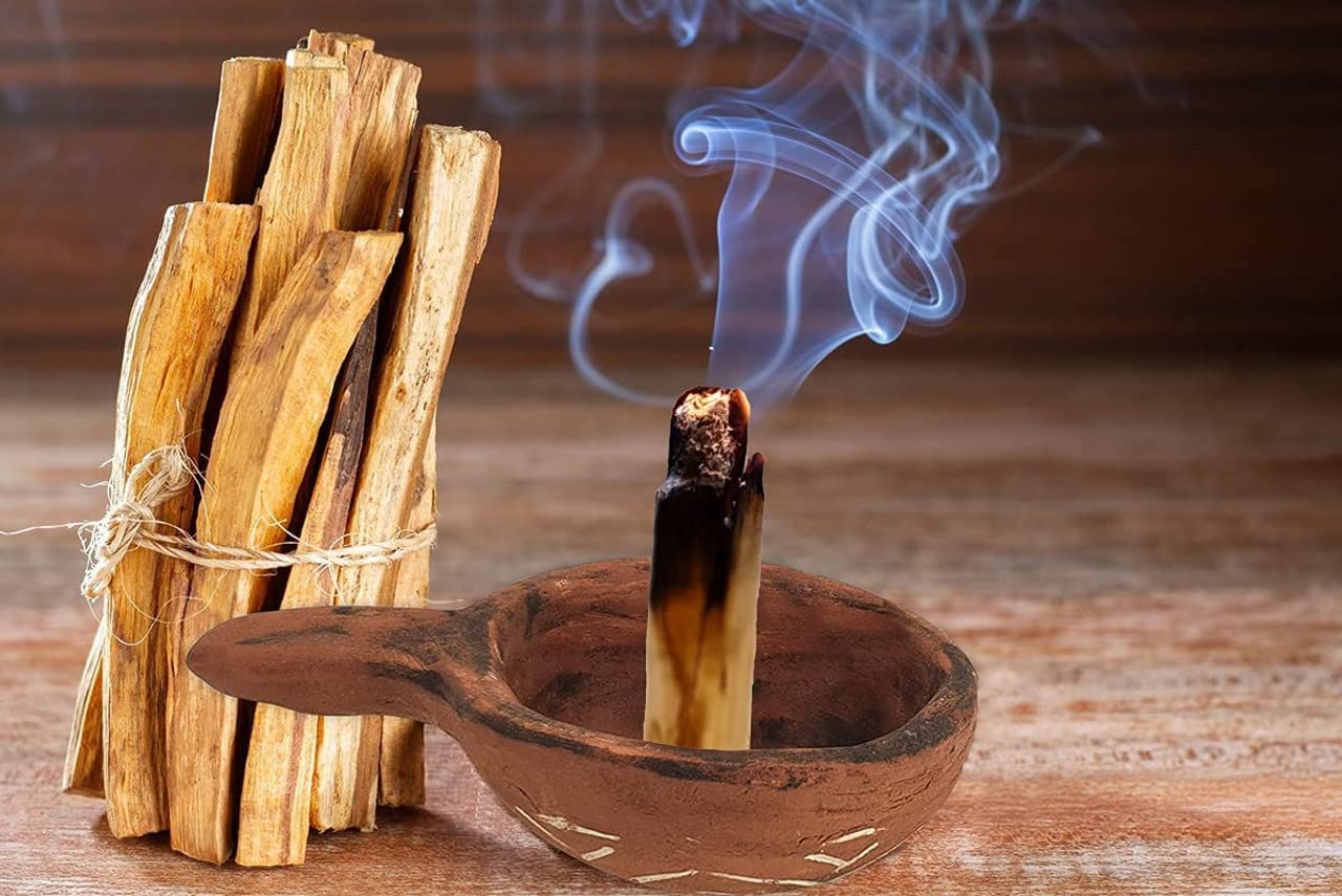 Natural & Organic Palo Santo Sticks | Holy Wood Incense Sticks | Palo Santo Sticks for Clear Negative Energy (Pack of 6)