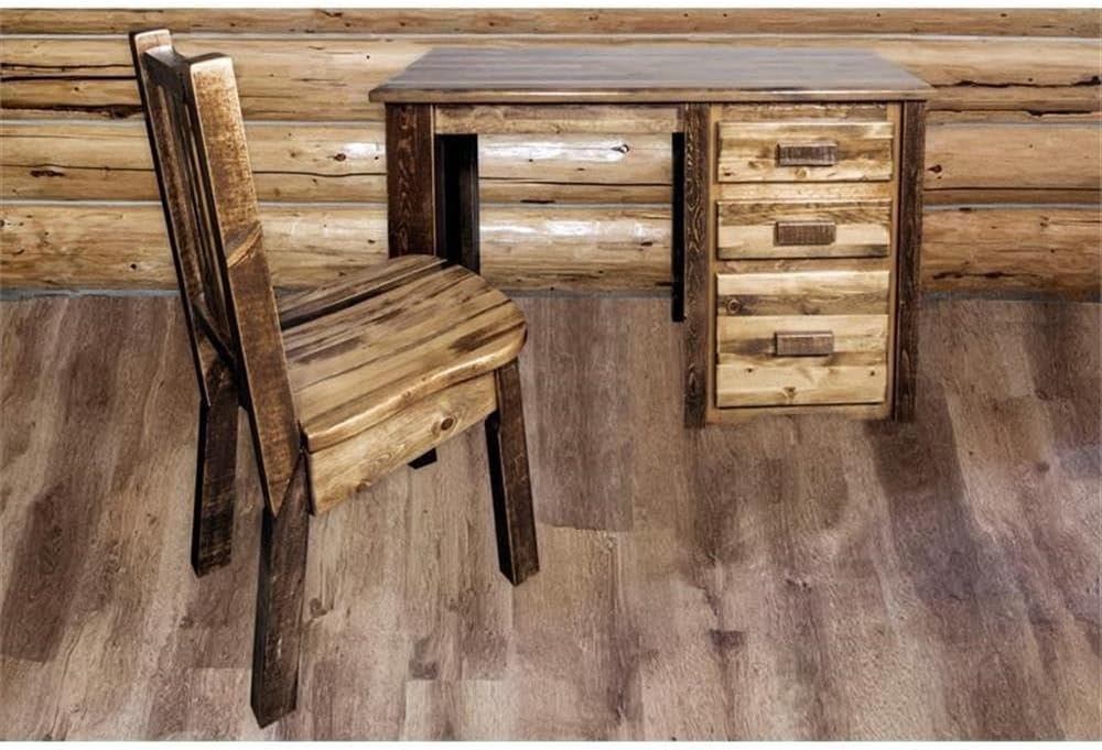 Montana Woodworks Homestead Collection Office Desk, Stain & Lacquer Finish