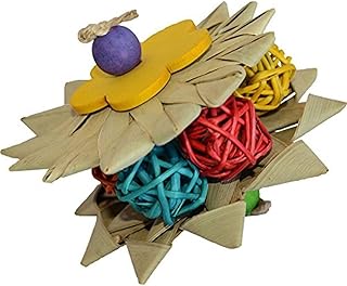 Super Bird Creations SB930 Moon Pie Bird Foot Toy, Medium/Large Bird Size, 3.5" x 3.5"