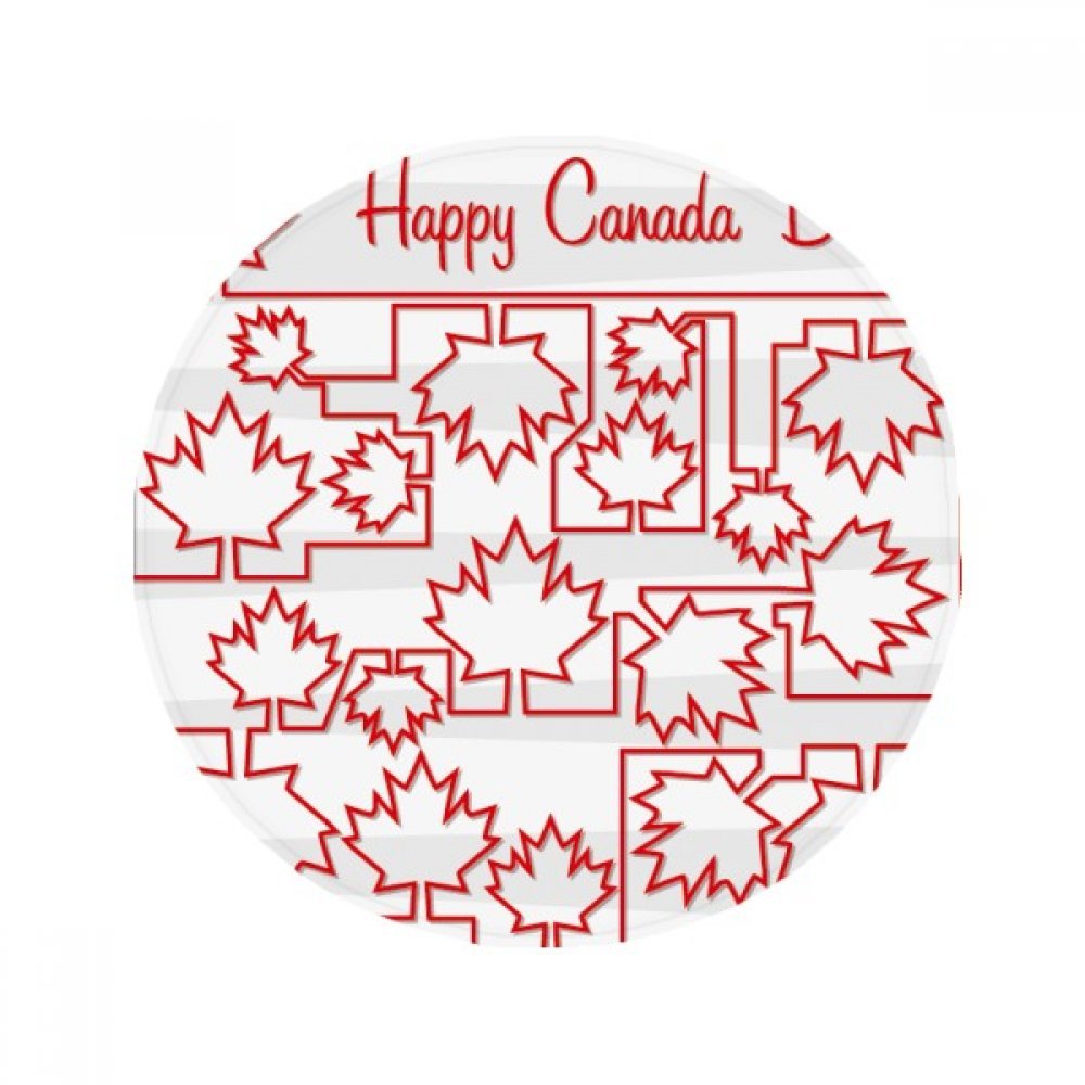 Tapis Canada de Juillet feuille d'érable pour cuisine et entrée familiale de 80cm