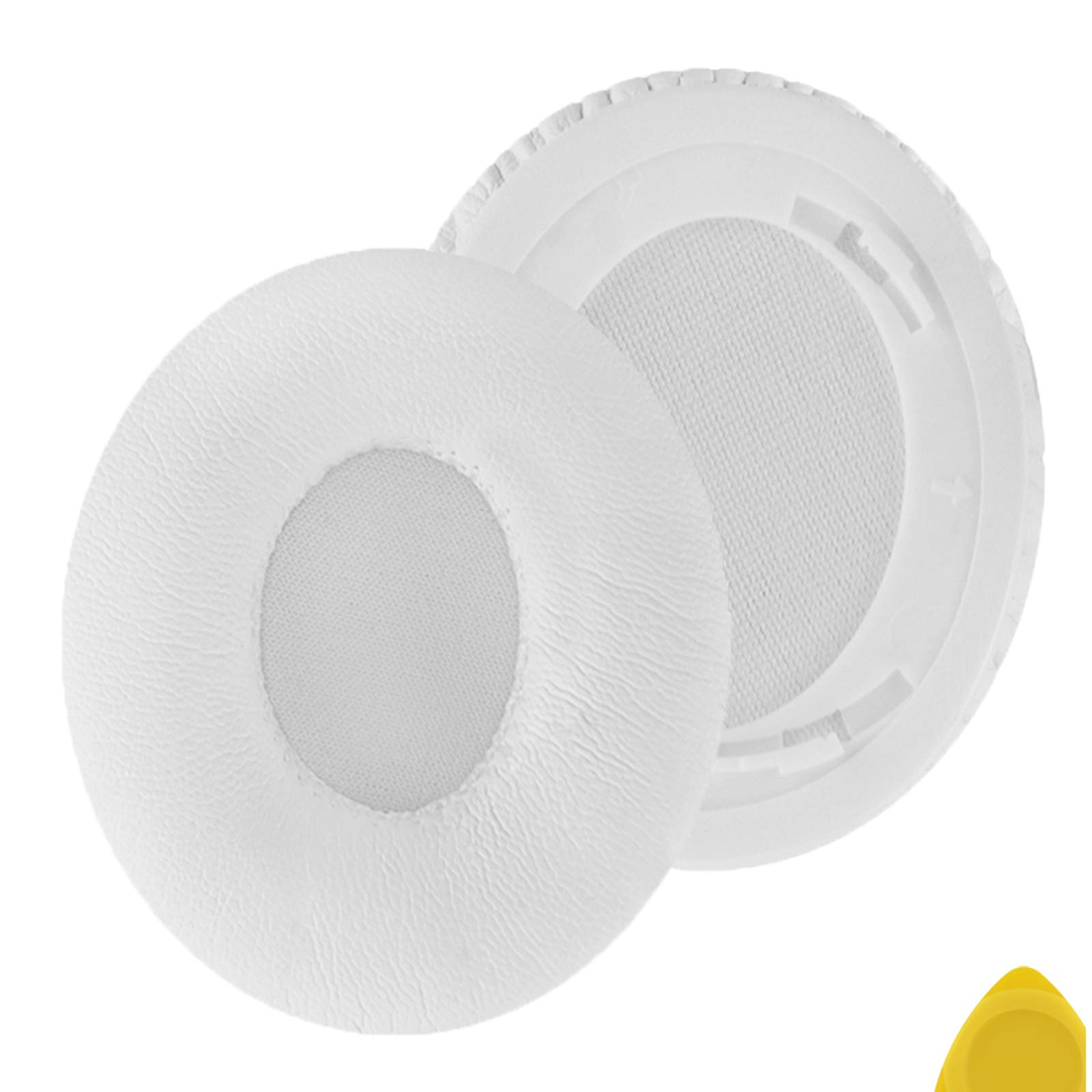 Replacement Ear Pads for Beats Solo HD On-Ear Headphones Ear Cushions, Repair Parts (White)