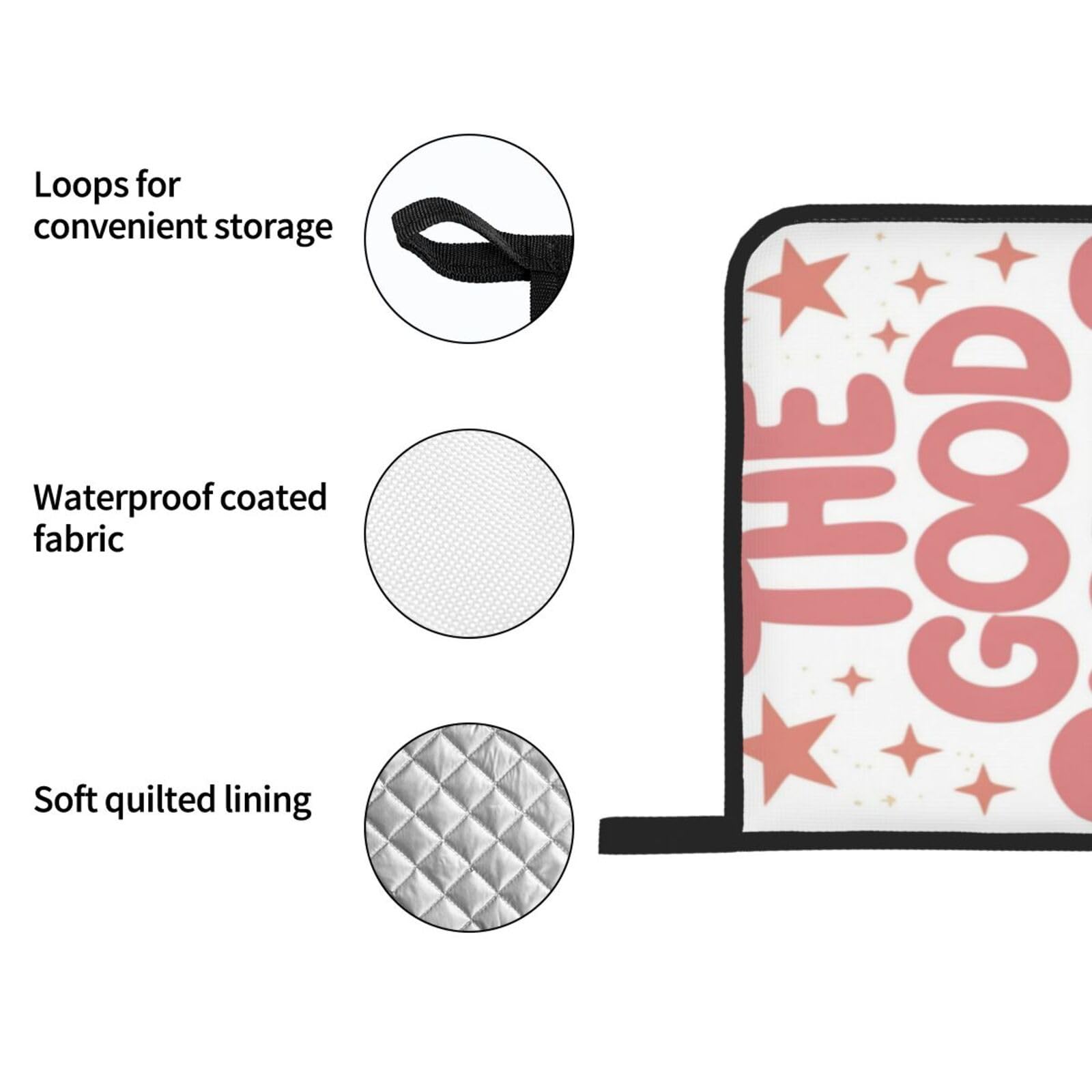 Guantes de Barbacoa Manoplas de Cocina Agarraderas Bolsillo Agarre Flexible
