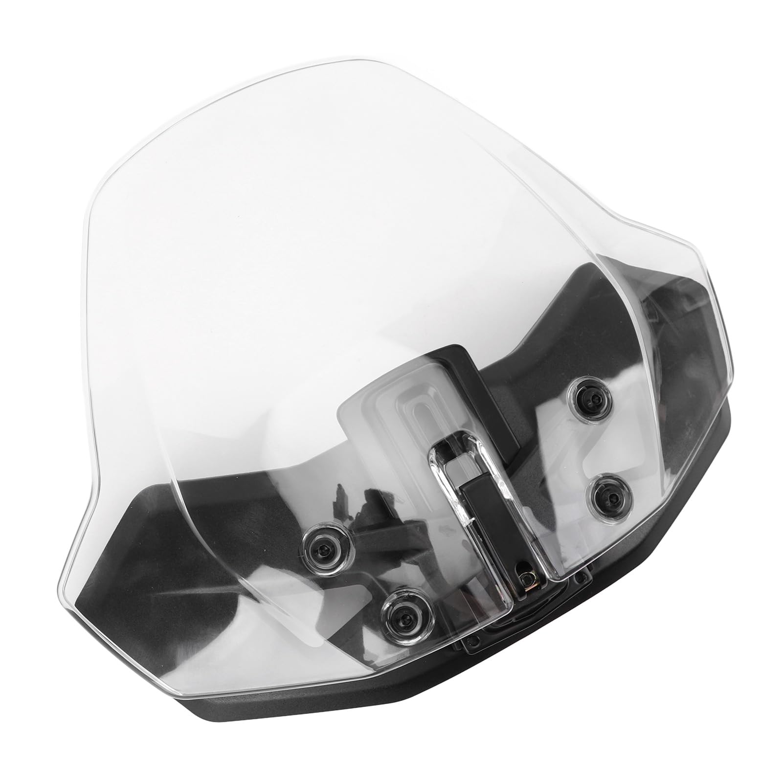 Einstellbare Windschutz Scheibe 219401032 PC Aero Dynamisch Erhöht Komfort Sport Wind Bildschirm für Ryker 600 900 Rally Sport Verstellbare Sport Windschutz Scheibe (Transparent)