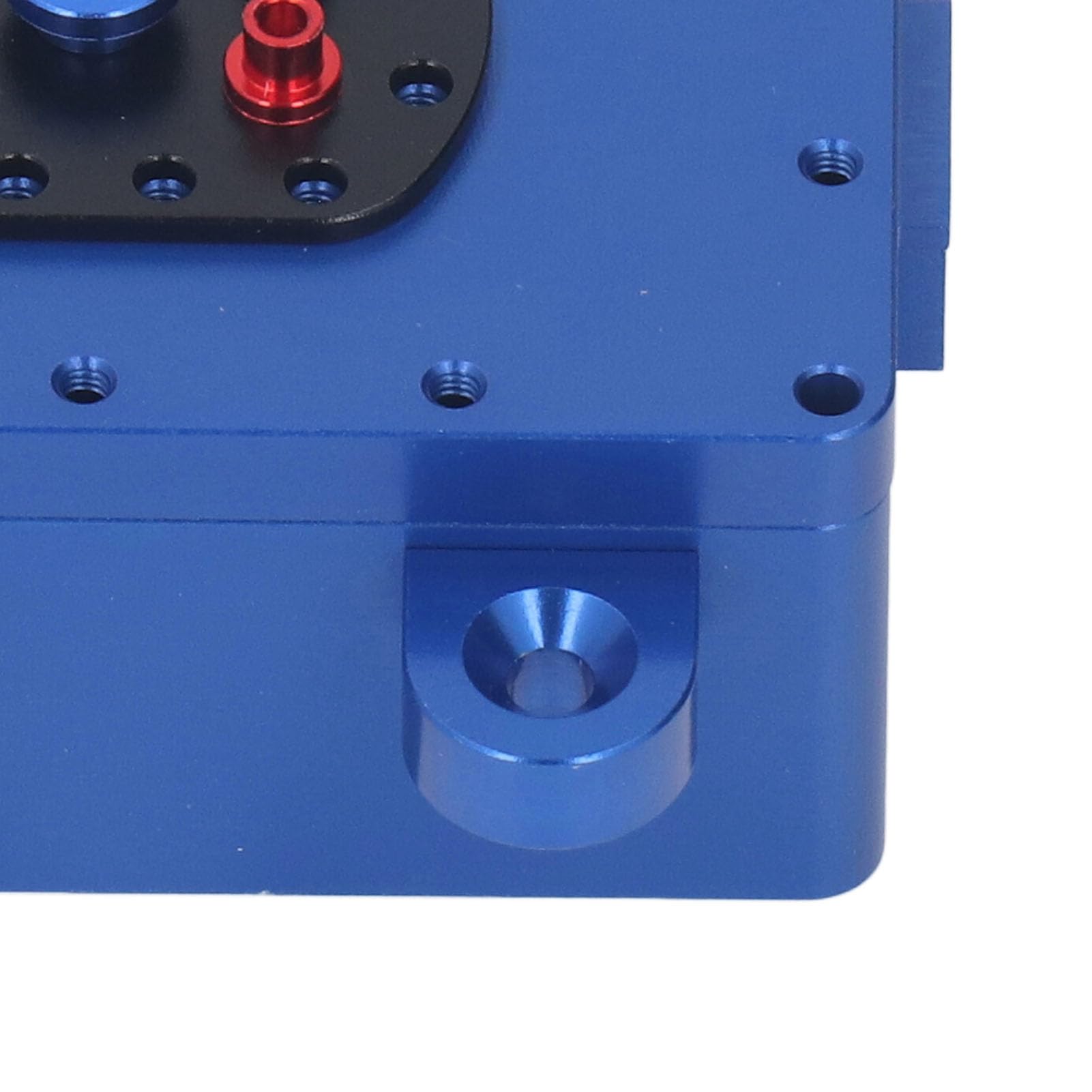 SUNGOOYUE Caja Receptora de Pila de Combustible RC 1:10 de Aleación de Aluminio Duradera para RC4WD TF2 SCX10 Pro VS4-10 1/8 1/10 Crawler, Impermeable, Fácil Instalación (Blue)
