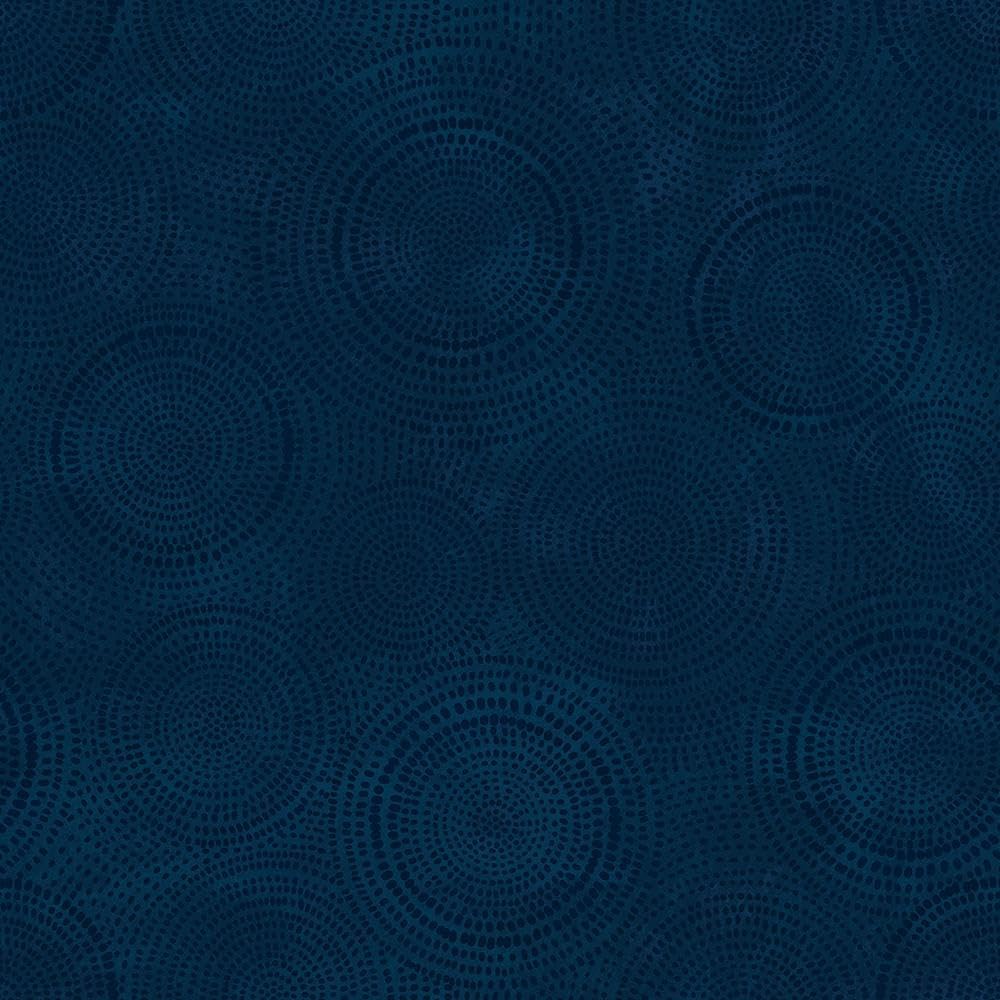 Windham Fabrics Radiance Fibonacci 108 Inch Wide Quilt Backing Navy