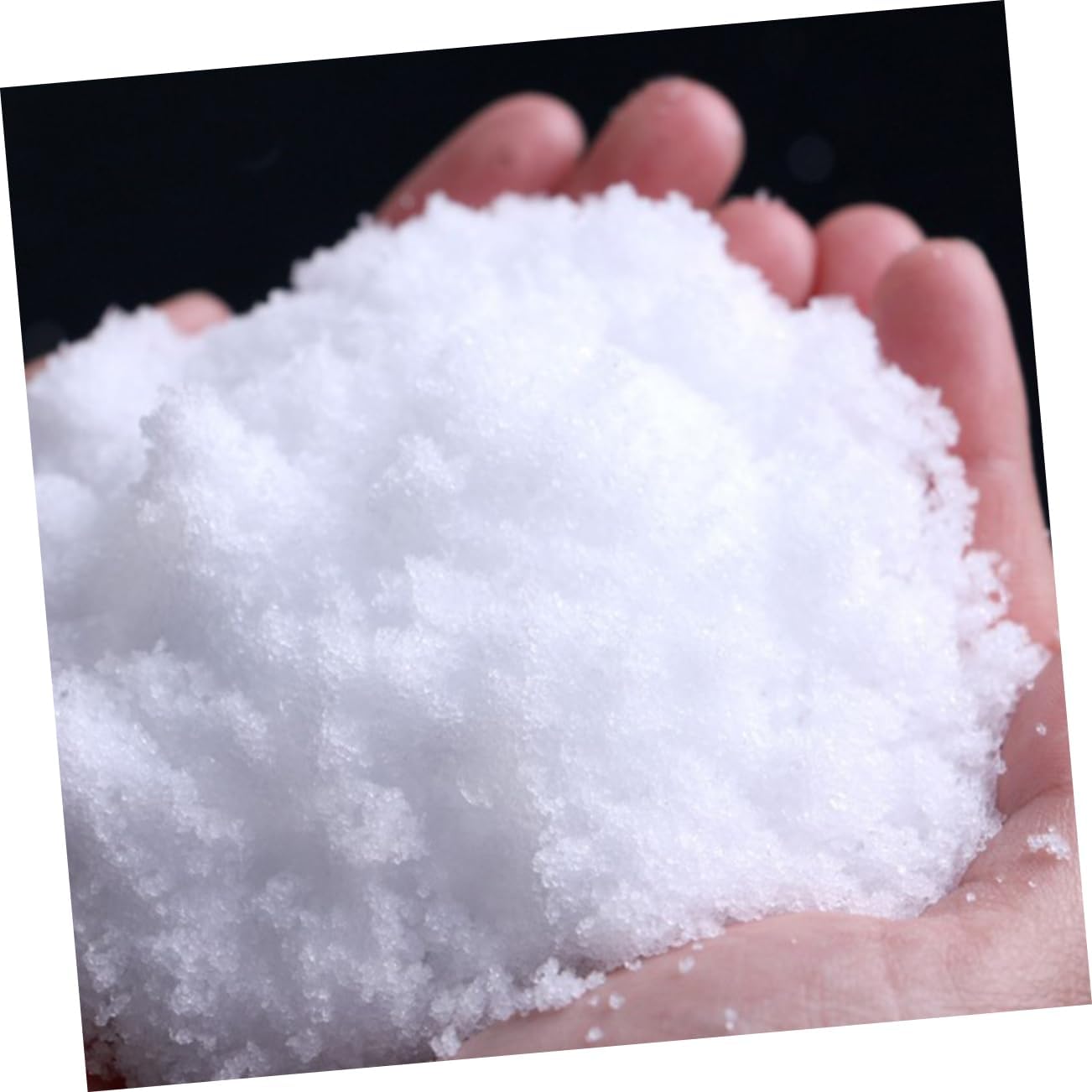 Unomor 500g Artificial Snow for Christmas Village Decorations Lightweight Faux Snow for Crafts Holiday Displays and Theme Parties for and Trees