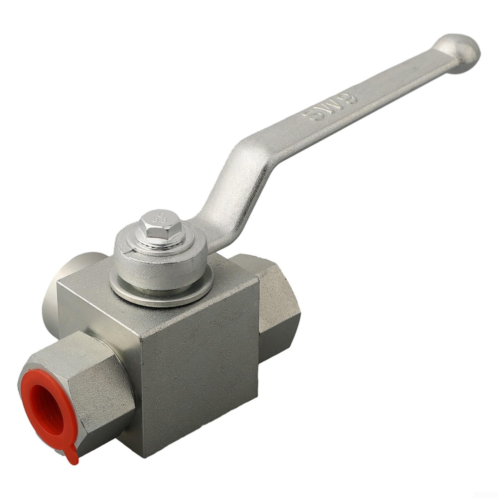 Hydraulik-Kugelventil 3-Wege aus Kohlenstoffstahl, 7250 PSI Hochdruck, NPT Anschluss, Zinklegierungsgriff für industrielle Anwendungen(NPT 3-4")