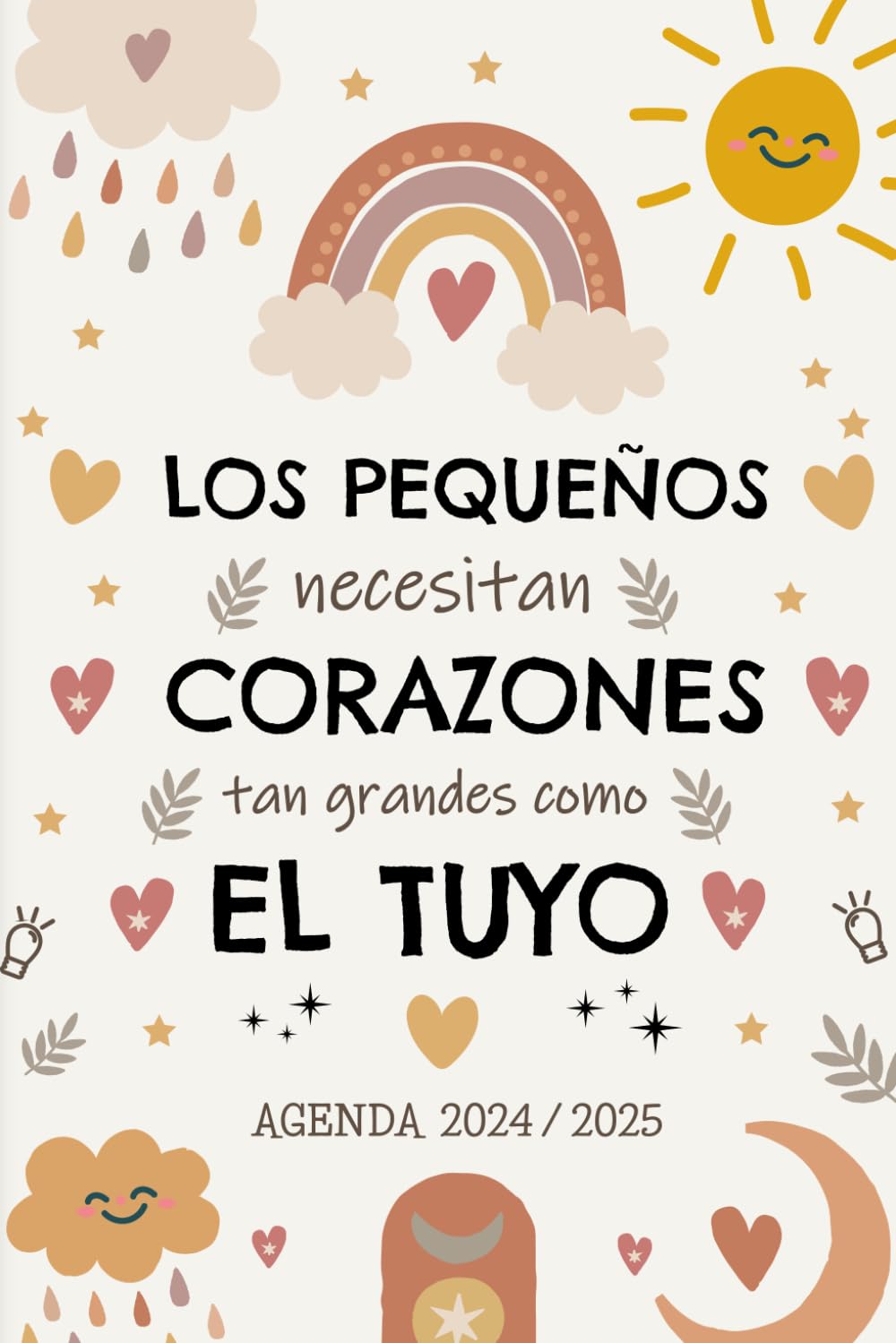 Agenda Profesora 2024 2025 A5: Regalo para maestra de infantil | planificador semanal y mensual | una semana en dos páginas | 12 meses | cuaderno del profesor 2024/2025 | formato pequeño