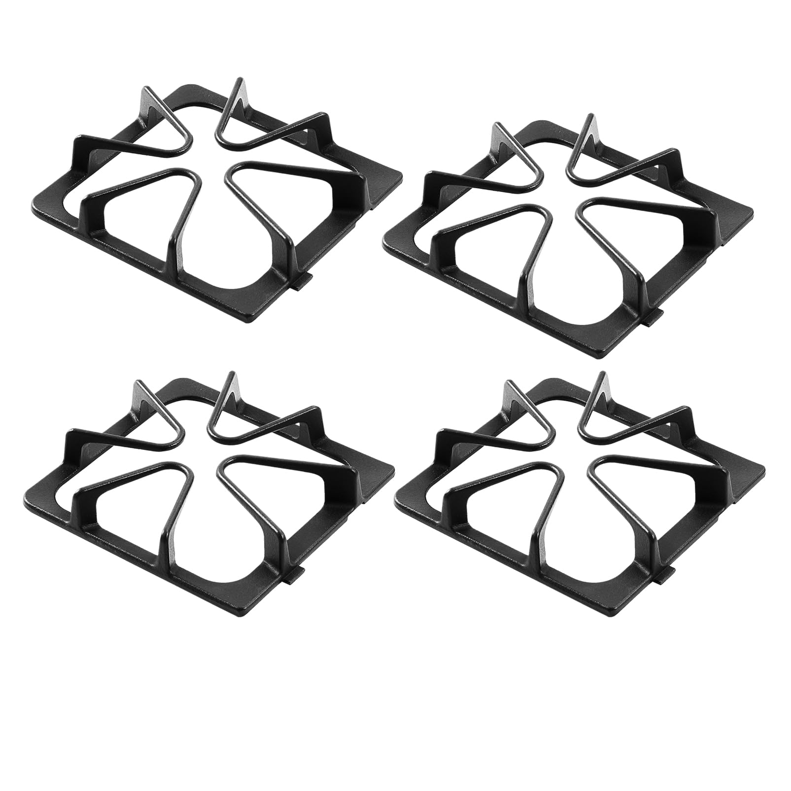 W10447925 Stove Grates Replacement Parts for Whirlpool Burner Grates Whirlpool Gas Range Grates Parts Kenmore Maytag Amana Inglis Kirkland Cast Iron Stove Top Grates WFG510S0AW2 Oven Grates 4 Pcs