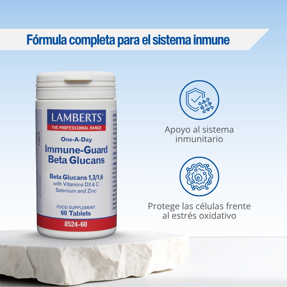 Lamberts Immune-Guard Beta Glucans - 60 Tabletas