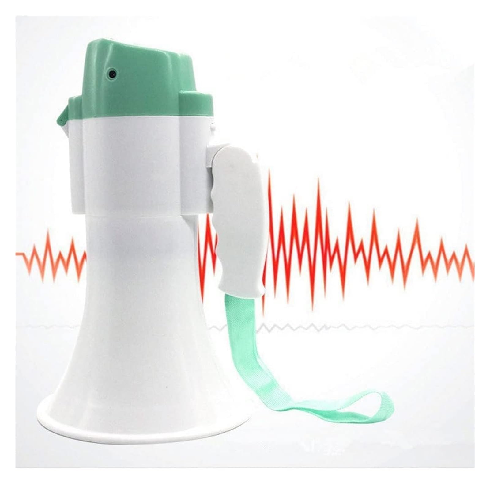 Megáfono, megáfono, megáfonos portátiles para Gritar/Grabar, enseñanza de Voz, Amplificador de Mano, Mango Plegable con baterías, Altavoz me