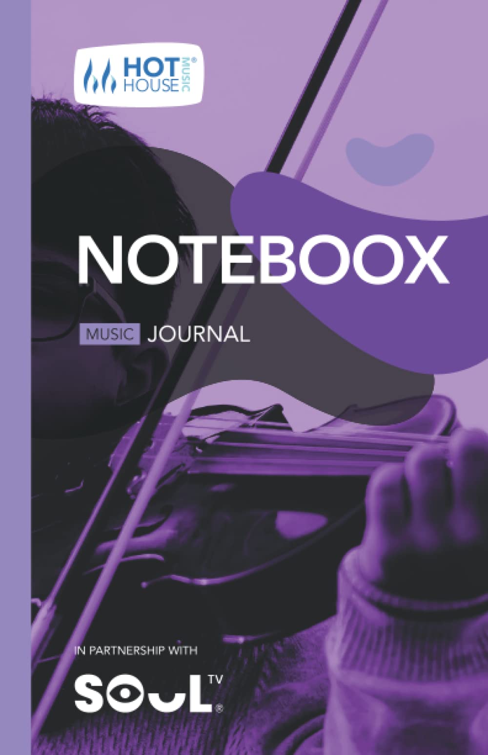 Violin: Noteboox: Music Journal – Purple