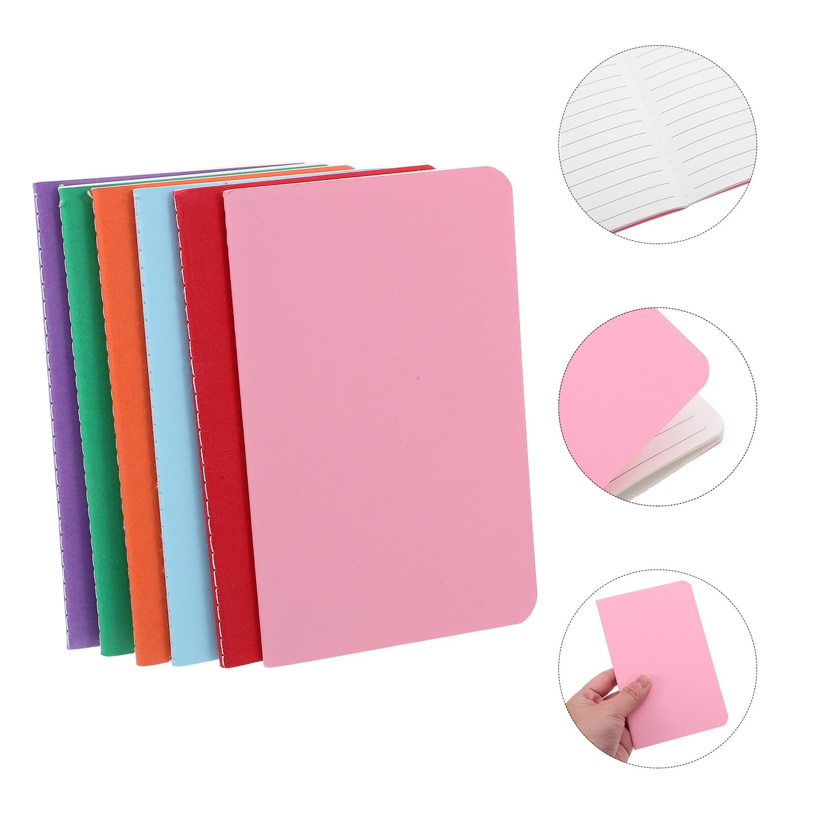 36stücke Mini Notizbuch Liniert Taschenformat Notizblock Kleines Notizbuch Notizblöcke für Schüler Büro Reisen im Taschenformat