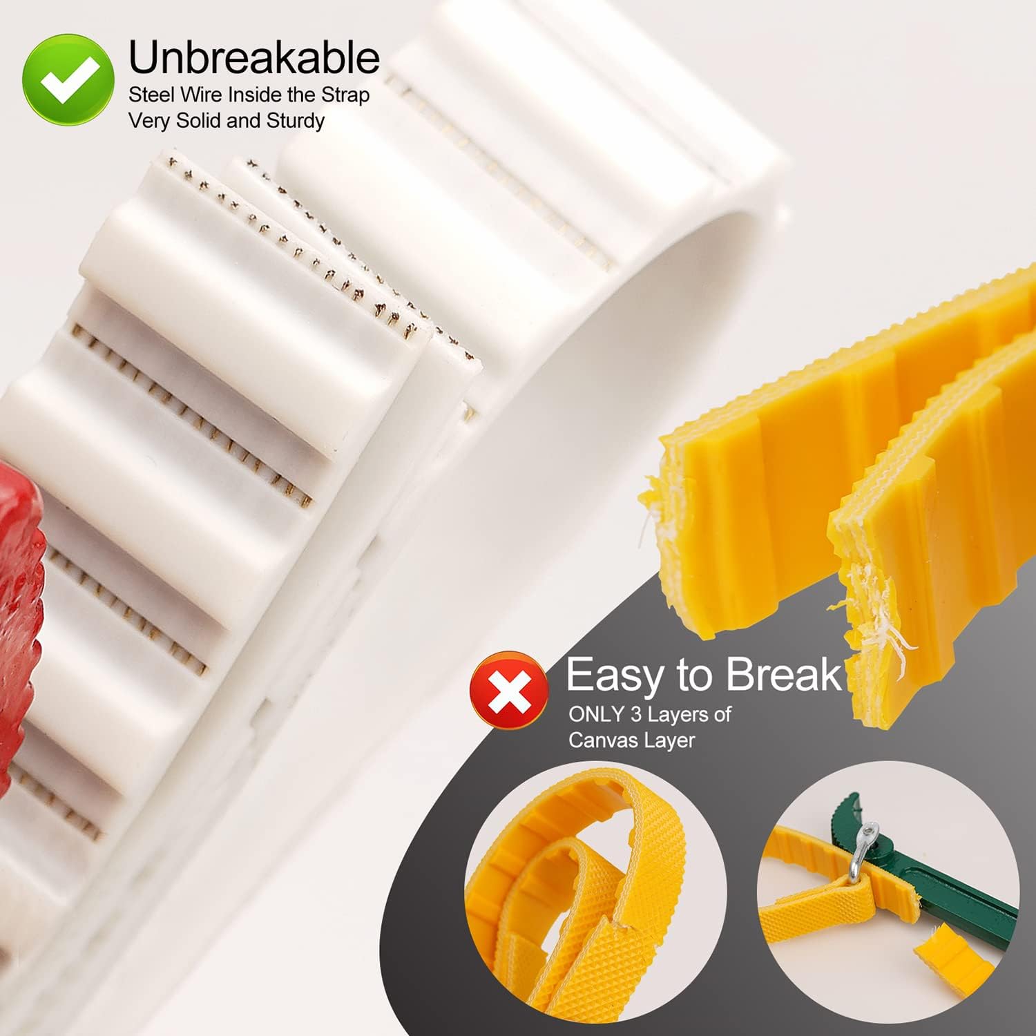 Anmxkoo Strap Wrench, Antisliding and Durable, 18.8 Inches Length