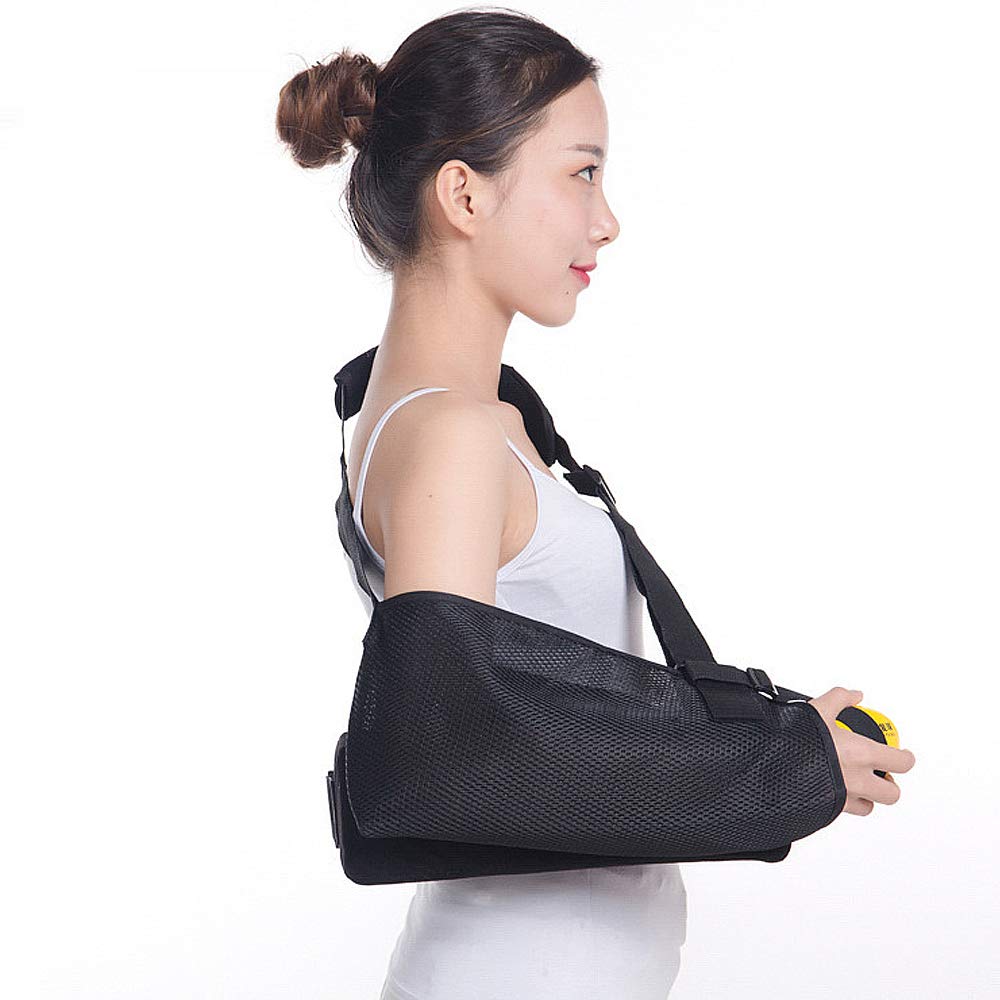 Cabestrillo Ajustable para Brazo con Almohada para Abducción De Hombro Y Almohadillas para Reposabrazos, Soporte para Brazo, Alivio del Dolor,Left