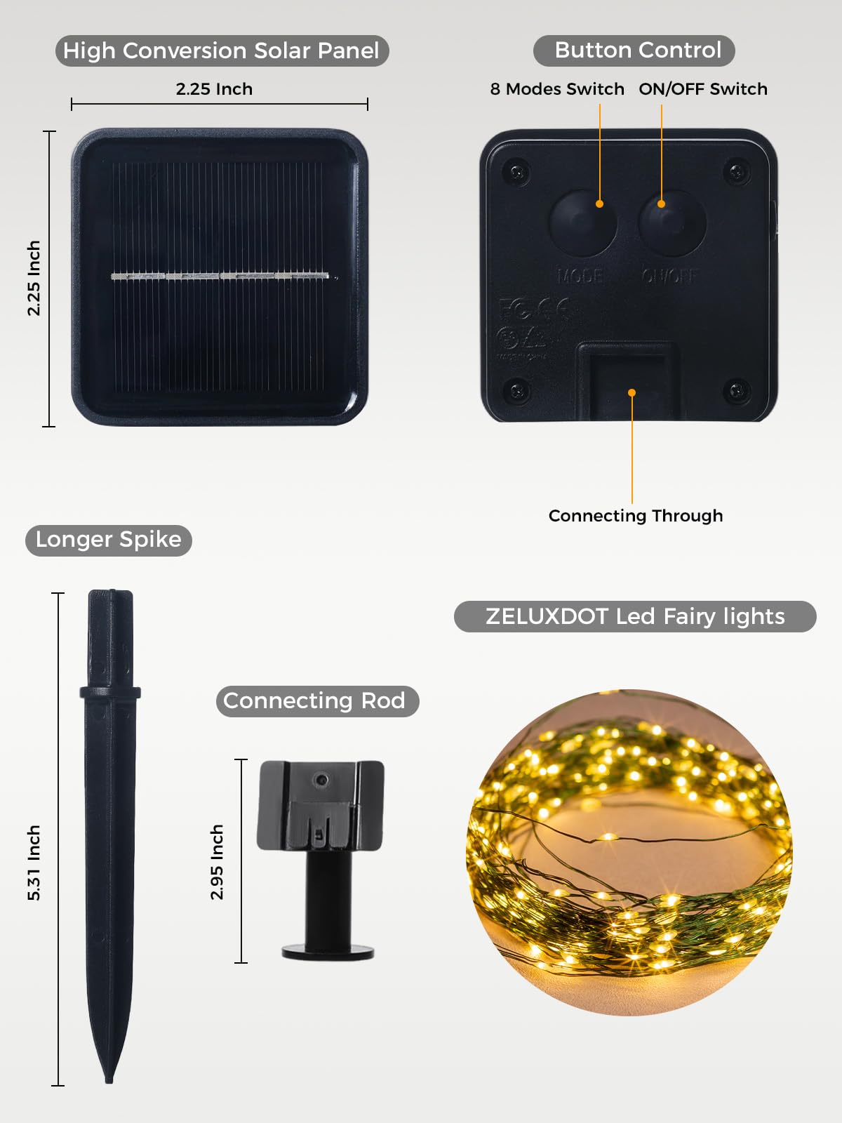 Bardzo długie solarne łańcuchy świetlne, zielony drut, na zewnątrz, łańcuch świetlny 300 m, wodoodporne, zasilane energią słoneczną, łańcuch świetlny 300 diod LED, na patio, do ogrodu, na