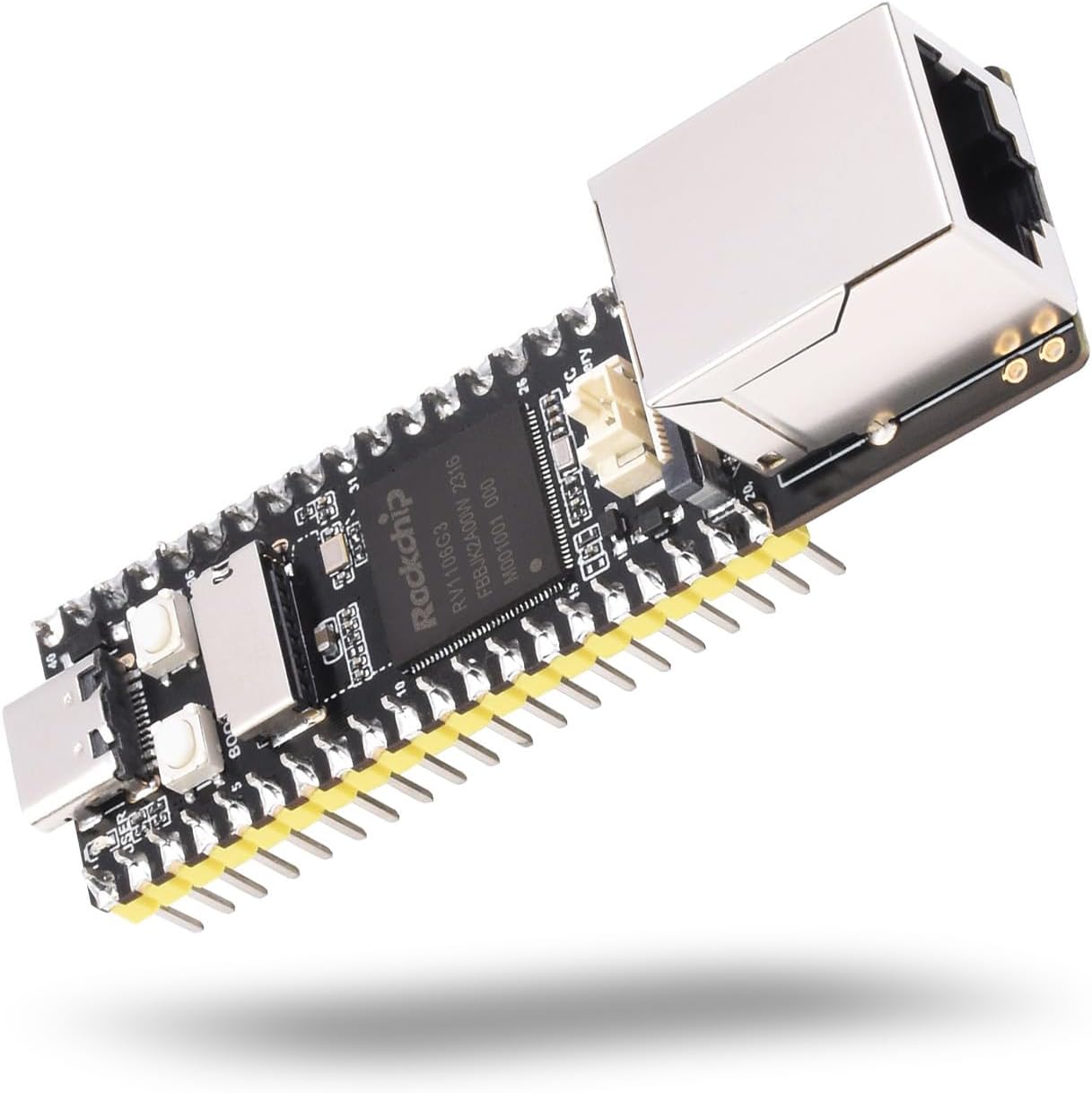 LUCKFOX-Pico-Max with Ethernet Port (with Pre-soldered Header) – Mini Linux Development Board with Rockchip RV1106G3 Chip, 256MB Memory, for Robots, Drones and other Intelligent Equipment Development