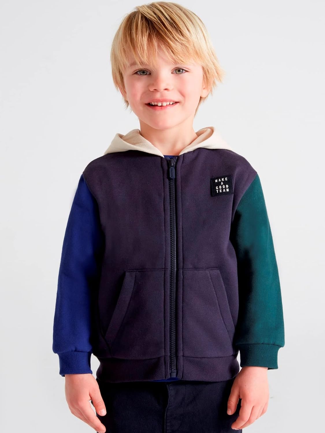 Mayoral Mixed Sweater for Boys Navy