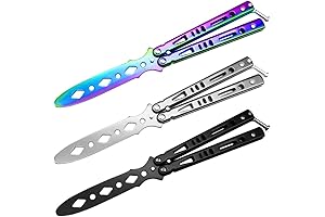Best Safe Butterfly Knife Trainer - 3 Vivid Colors to Make Kids' Dreams Come True