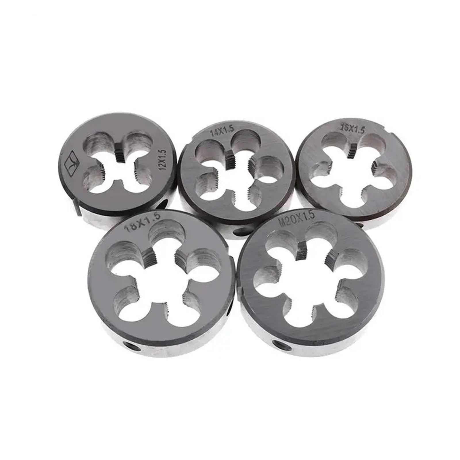 M12 M14 M16 M18 M20 HSS Machine Right Hand Thread Die Metal Screw Threading Tools Metric Round Plug Tap(M20)