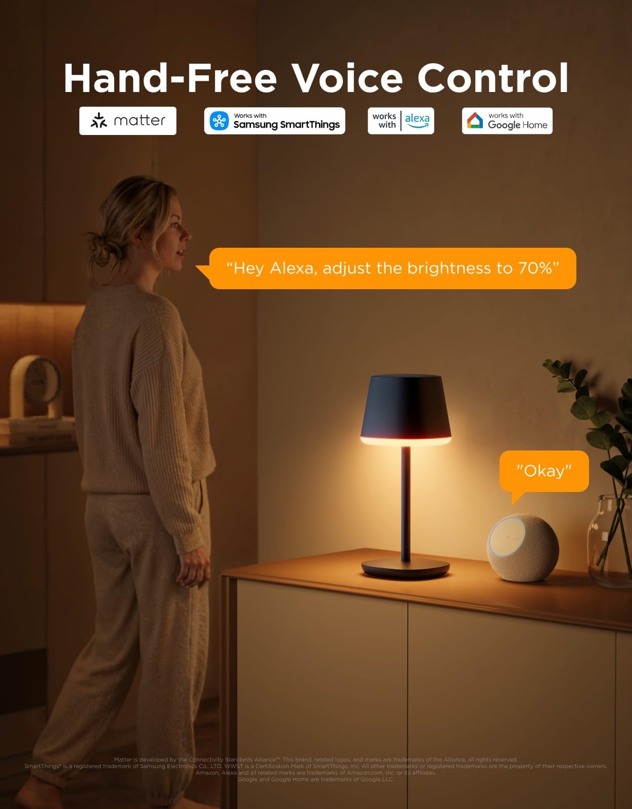 Govee Smart Table Lamp - Customizable Lighting -7