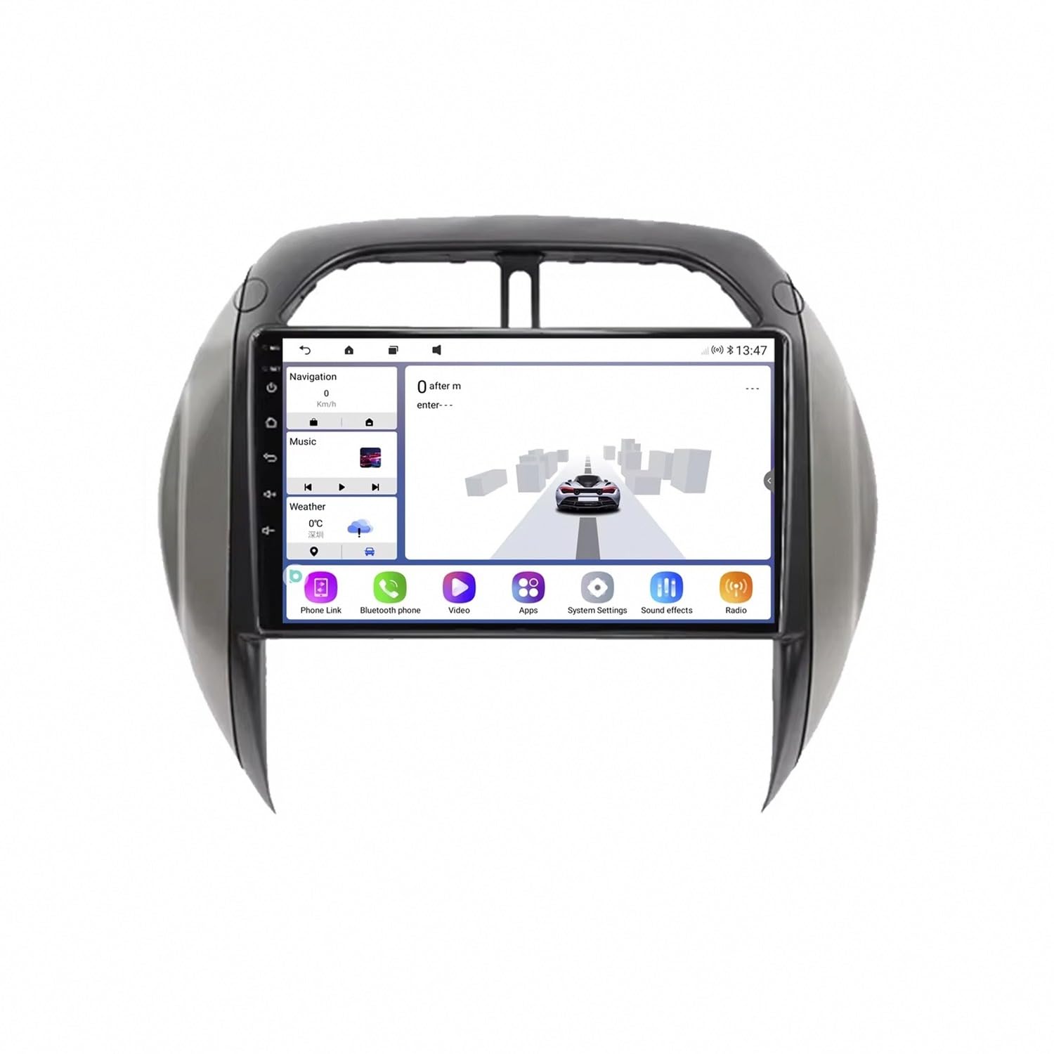 Navegador por satélite para Toyota RAV4 2003-2005 ideal para rutas largas de camión 8