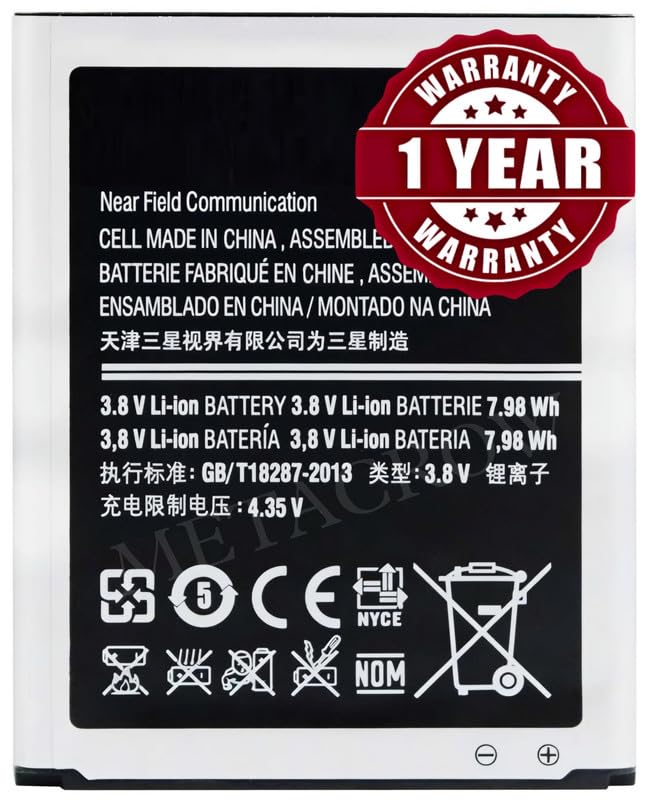 Image of Original EB-L1G6LLU Battery Compatible for Samsung Galaxy S3 | S3 Neo - (2100mAh) - 1 Year Warranty JK1