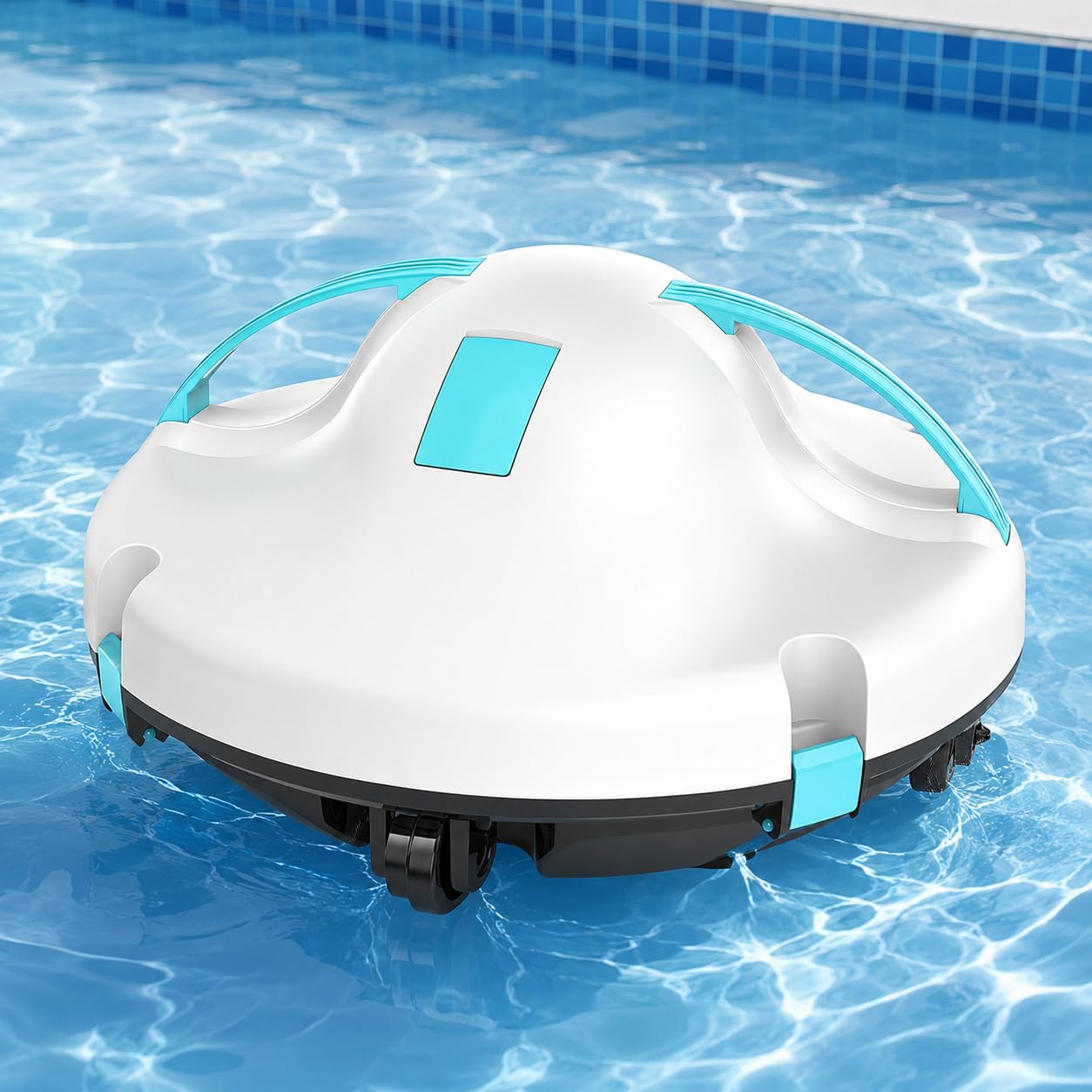 TsoLay Cordless Robotic Pool Vacuum with Smarter Navigation & Track Drive, Dual 180W Brushless Motors, Wall & Waterline Climbing, 150-Min Runtime, for Inground & Above-Ground Pools up to 2,150 Sq. Ft