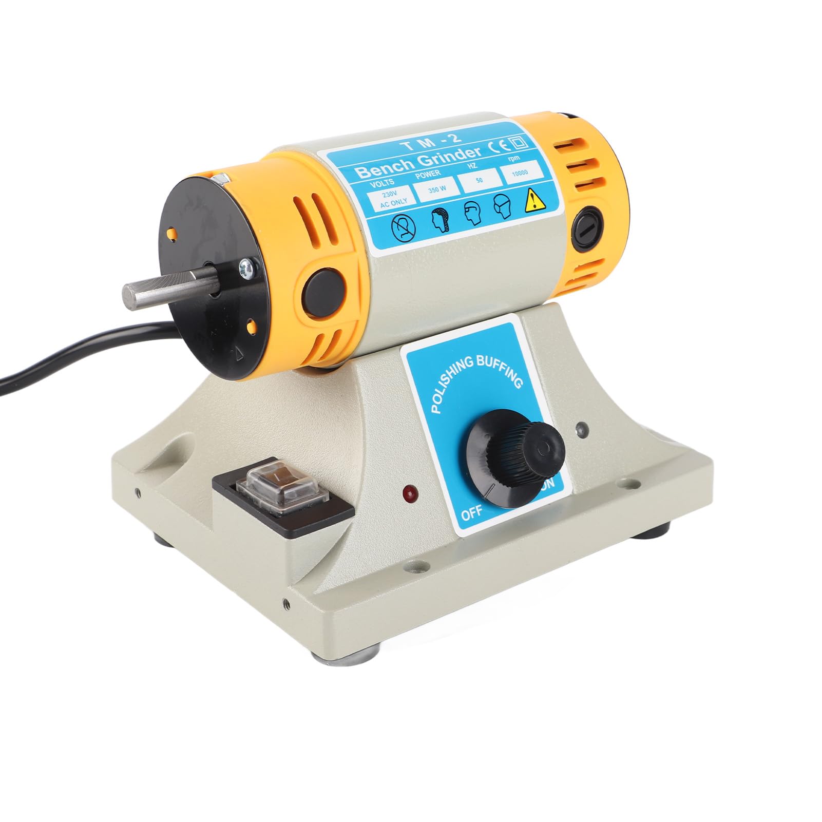 350W Bankpolierer Schmuckpolierer 0-10000r / min Polierer mit variabler Geschwindigkeit, 220V