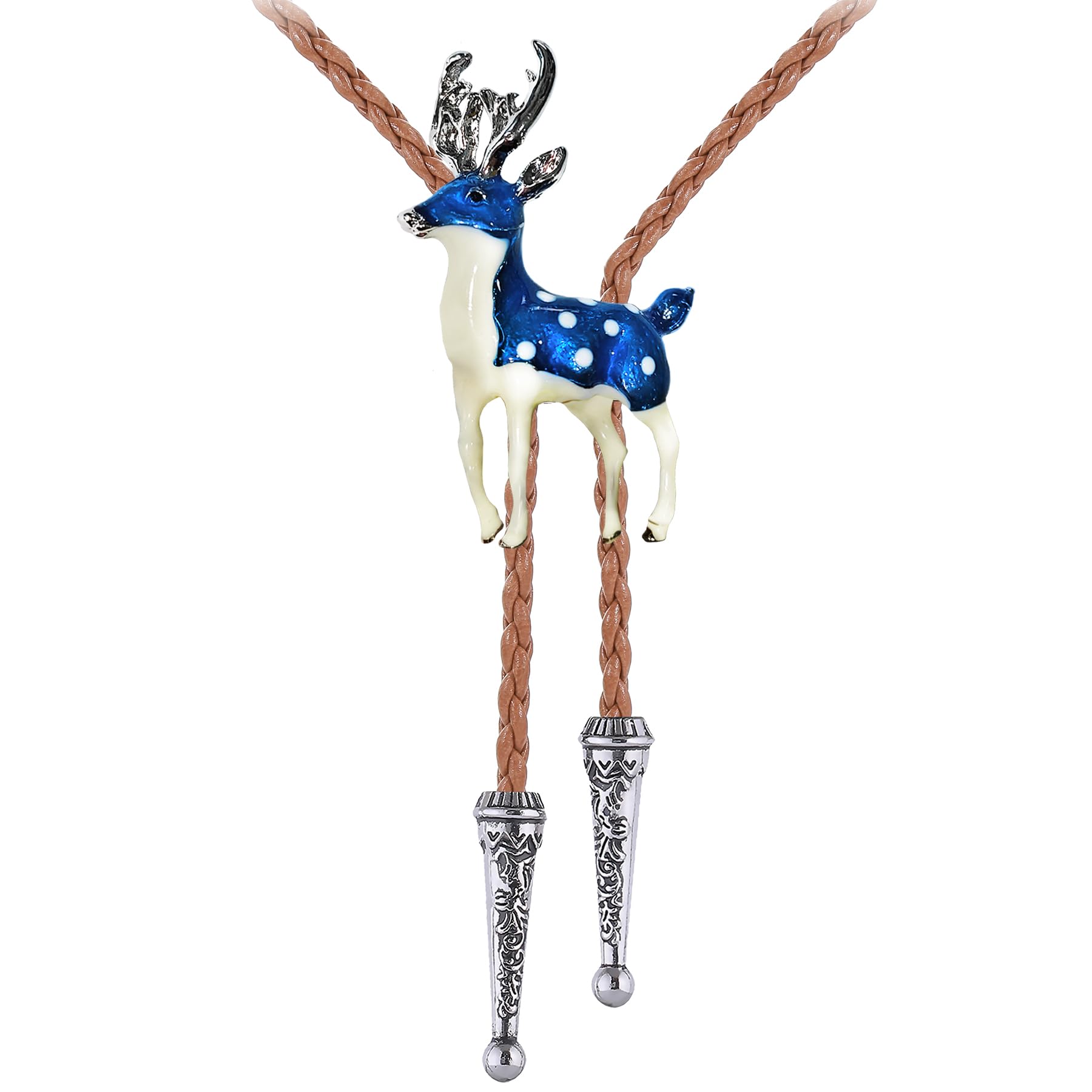Bolo Tie for Women 3D Animal Insect Bolo Ties for Men Western Cowboy Bee Enamel Bolero Ties Christmas Gift