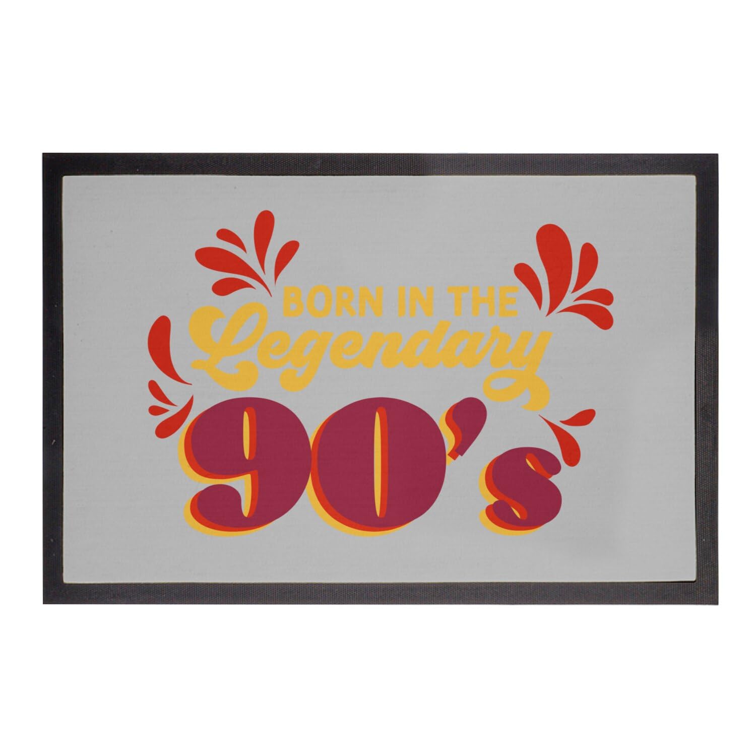 Tapis d'entrée années 90 cadeau anniversaire original maman papa
