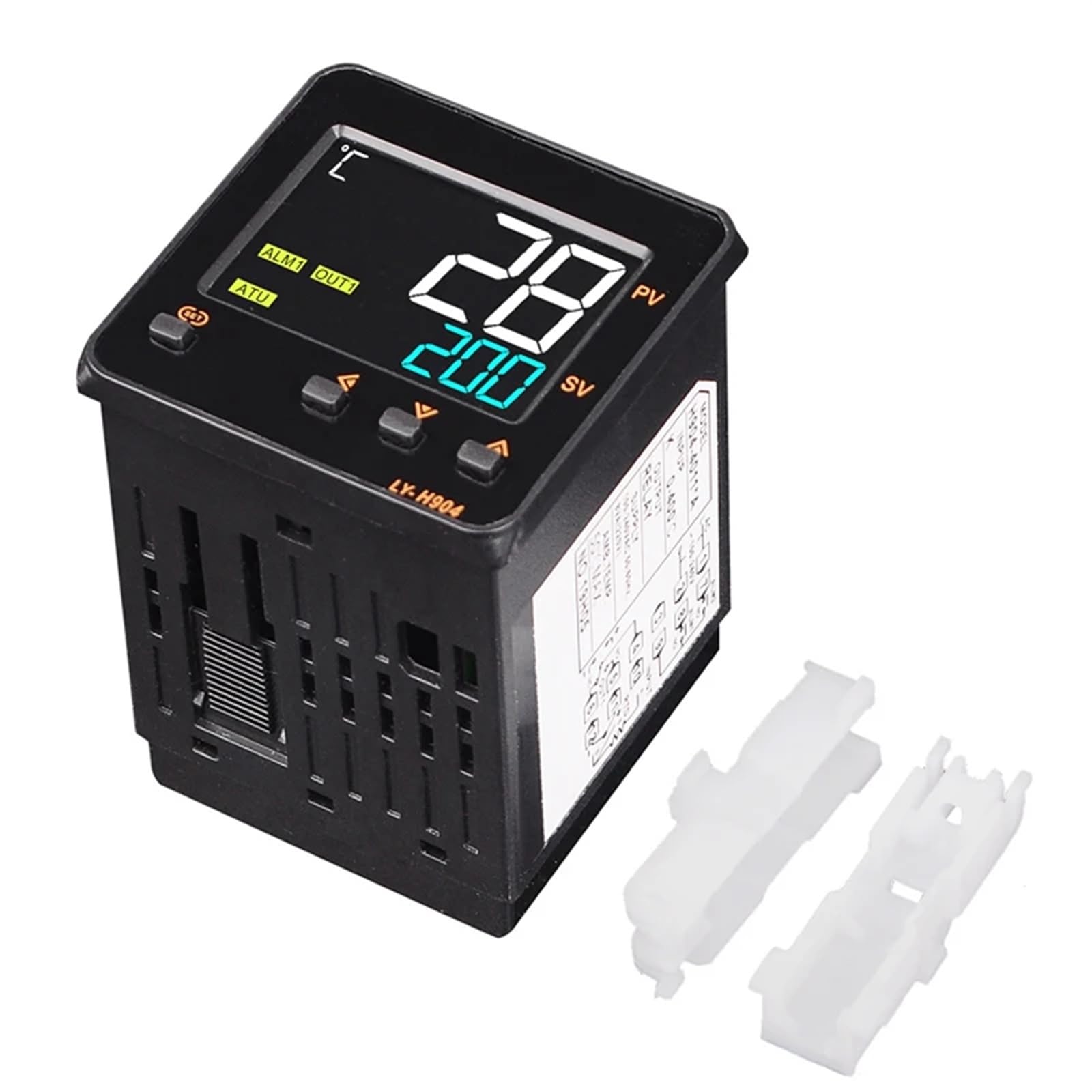Duży cyfrowy regulator temperatury HD-LCD, regulator ogrzewania i chłodzenia, uniwersalny termostat wyjściowy multi-termoelementowy (96 96 wyjście przekaźnikowe)