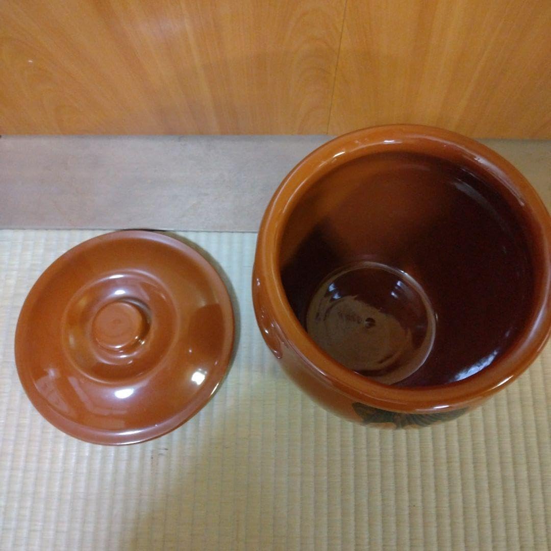 Hisamatsu Kiln Tokoname Ware Round Pot No. 4 with Lid