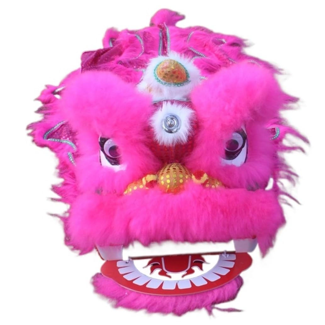 Krxsobnv A Lion Dance Clothes, Head Traditional Lion Dance Chinese Folk Rt Dragon Performance Outdoor Sports