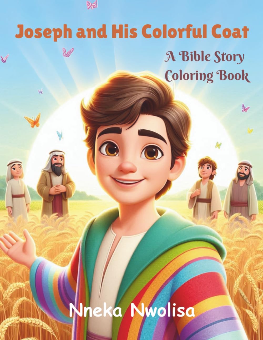 Joseph and His Colorful Coat: A Bible Story Coloring Book (Bible Stories and Activity Books)