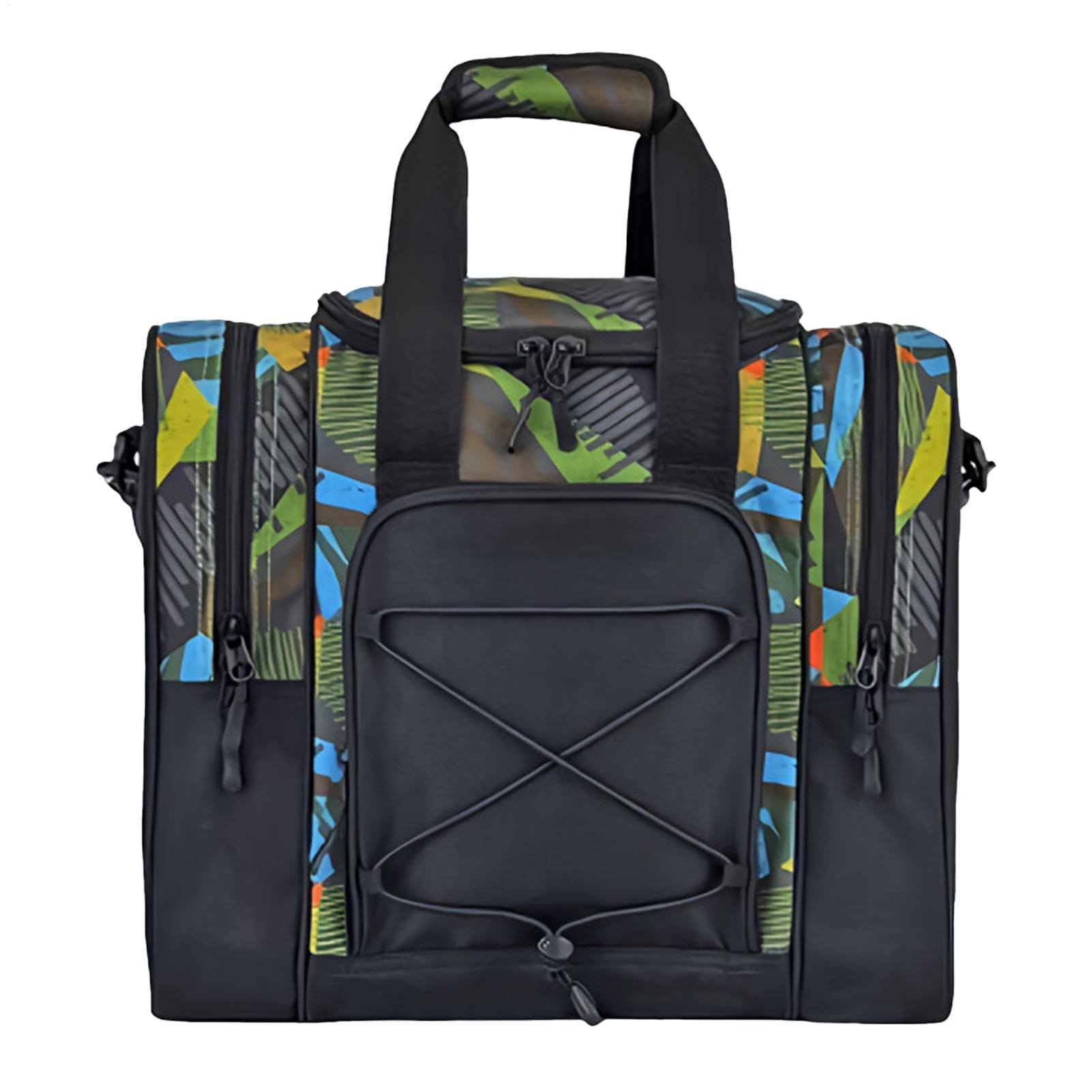 Sac De Bowling À Une Seule Balle, Sac De Bowling Fourre-Tout 1 Balle | Ceinture Réglable, Chaussures De Serviette Multifonctions Rembourrées, Sac De Boule De Bowling pour Hommes Et Femmes