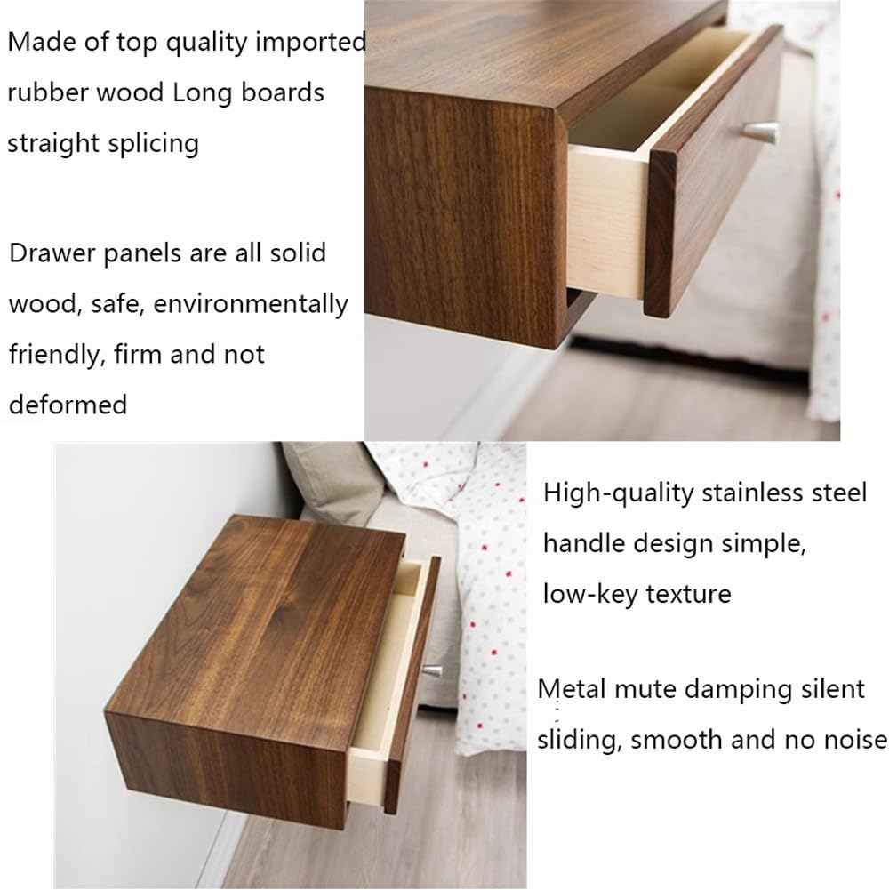 Amazon.co.jp: 引き出し付きフローティングナイトスタンド