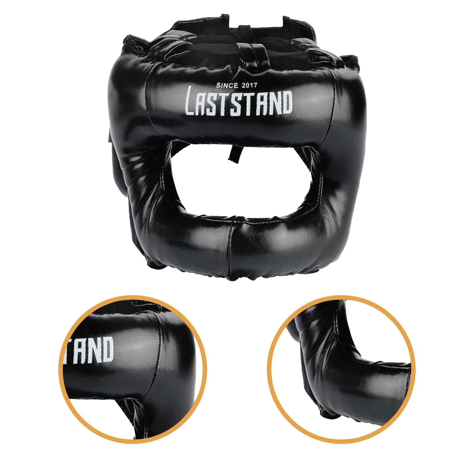 Casco de Kickboxing Protector Cefálico con Visión Clara Acolchado Suave