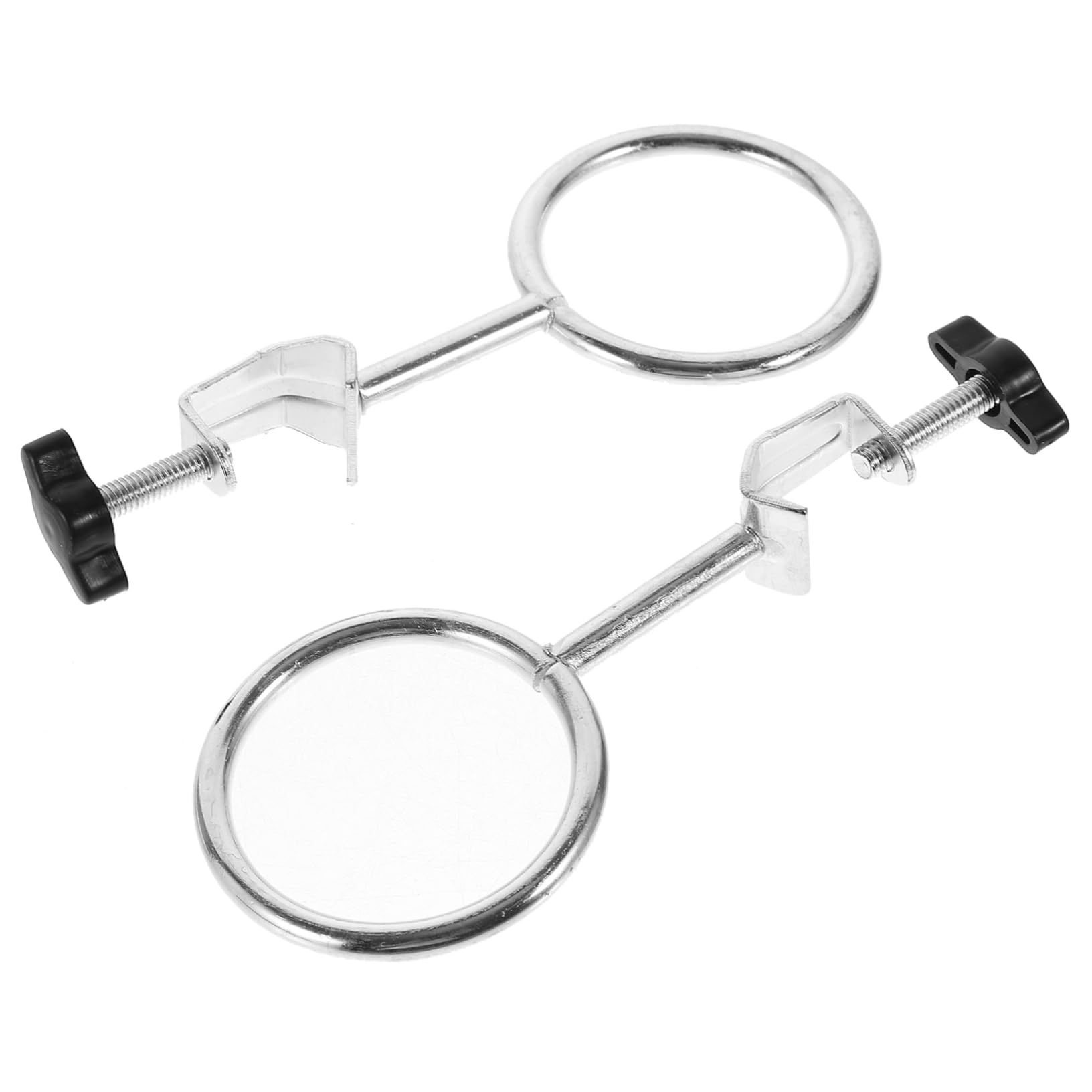 OUNONA 2pcs Experimental Equipment Accessories Lab Support Ring Holders Laboratory Ring Support Tool Stand Beakers Support Ring Laboratory Support Test Tube Experiment Equipment Iron