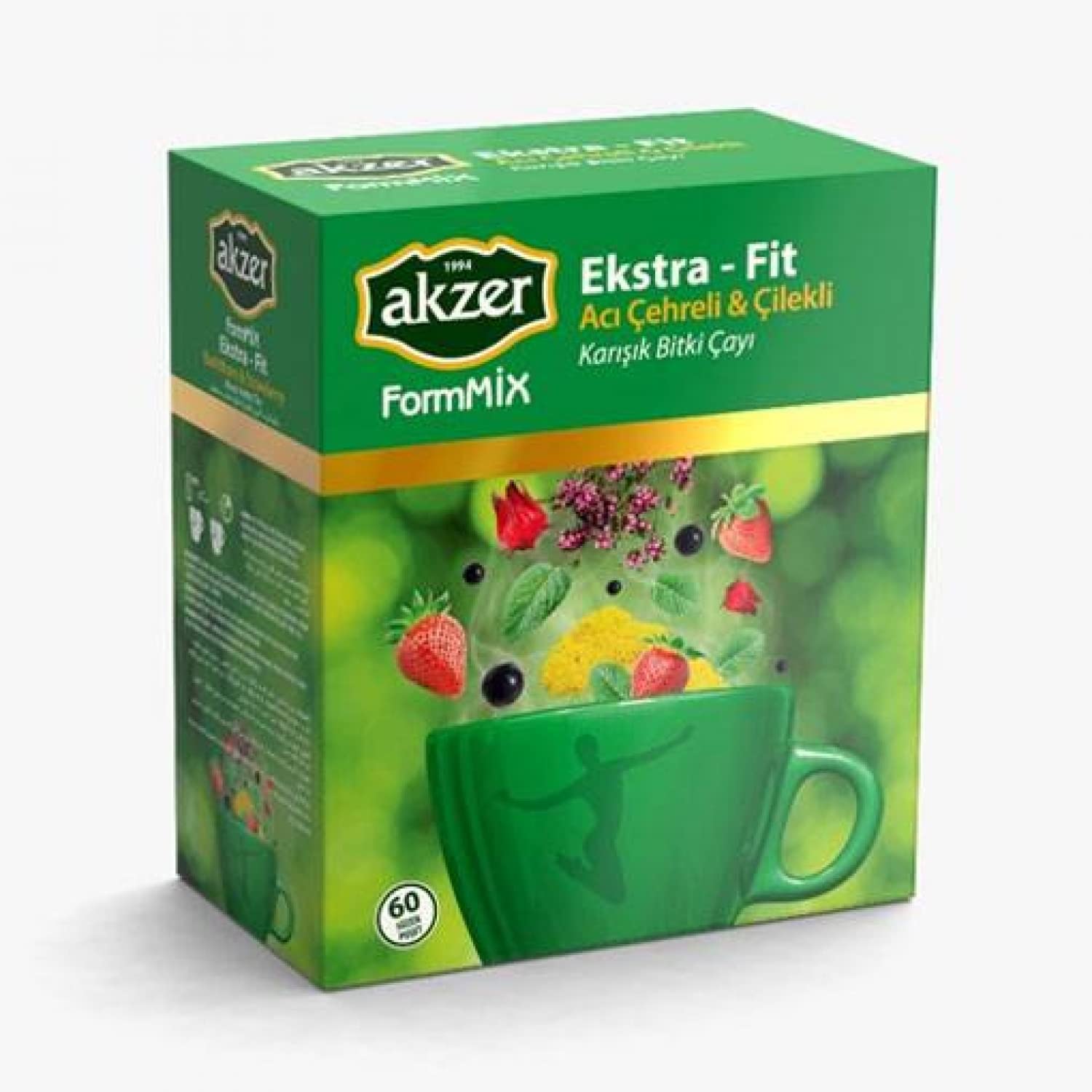 AKZER EKSTRA FİT KARIŞIK ÇAY 60 SÜZEN POŞET