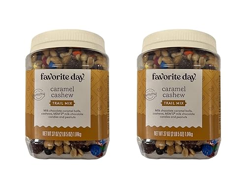 Archer Farm Caramel Anacardo Trail Mix - 37oz (2 unidades de 37 onzas) 2.31 libras (paquete de 2)