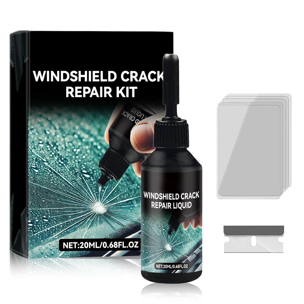 Windshield Crack Repair Kit 2026 New Glass Repair Liquid for Cracks Windshield Repair Kit for Chips and Cracks