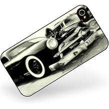 Rubber Case for iphone 4 4s Cars / Classic / Hot Rod 50 - Neonblond