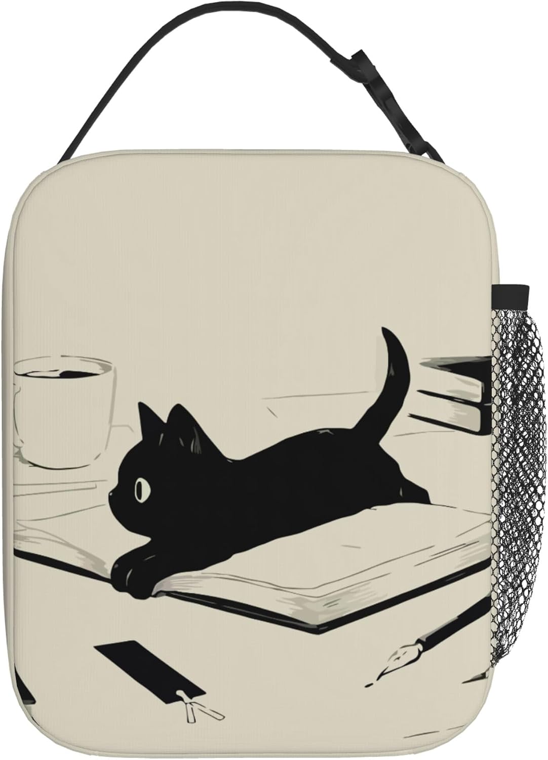 Cute Cat Insulated Lunch Box Girls