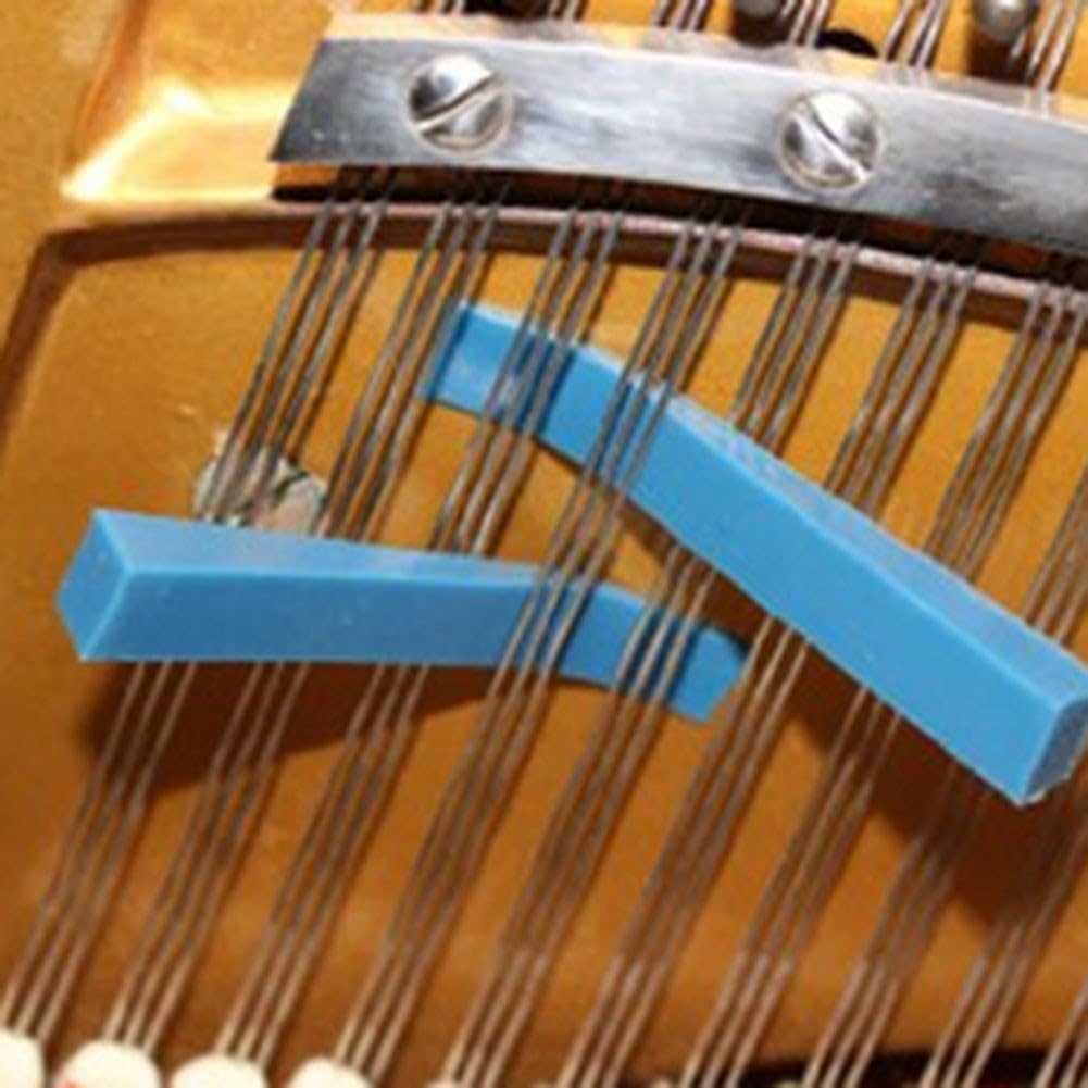 Kit di strumenti per accordatore pianoforte, kit professionale per accordare pianoforte, 16 pezzi, include chiave per accordatura, martello, striscia di temperamento, kit di silenzio, set di fissaggio