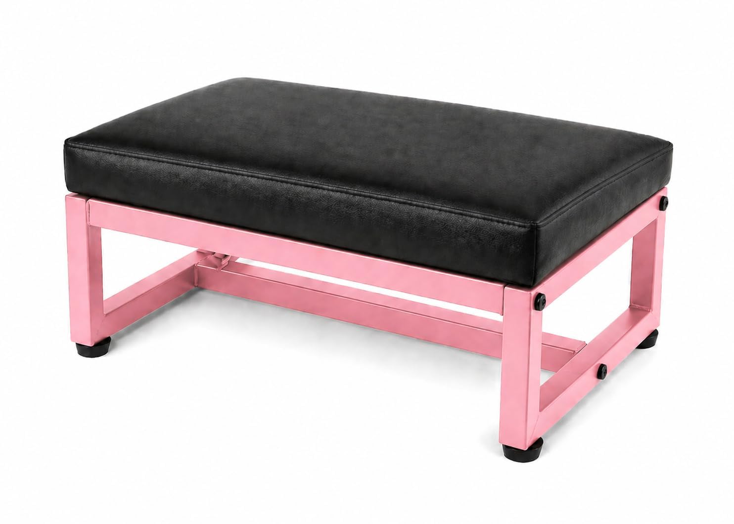 62659 Cushioned Low Stool with Floor seat with Metal Frame/Floor seat for Home Office Fitness and Play School - Pink-image-16