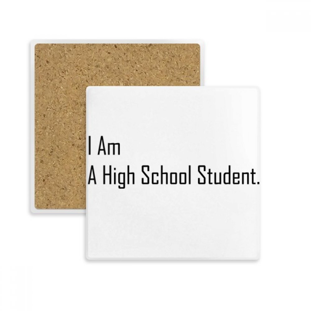 Coaster tasses en pierre absorbante comme cadeau multicolor original pour l'école